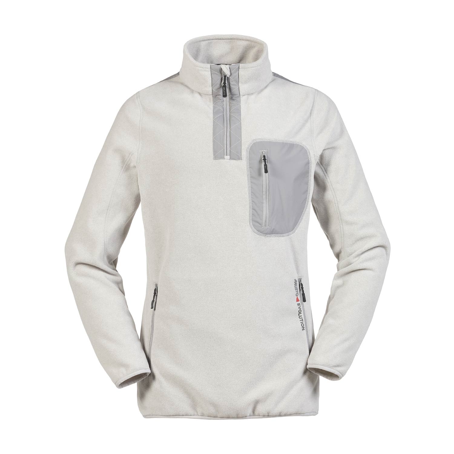 Musto Tundra 1/2 Zip Neck Fleece - Titanio / Negro