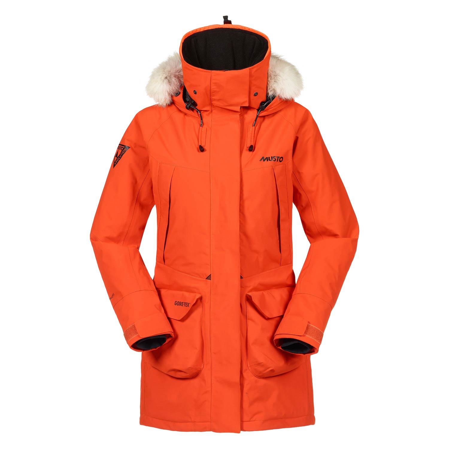 Musto Womens Ártico Gore-Tex Primaloft Parka - Naranja Quemado
