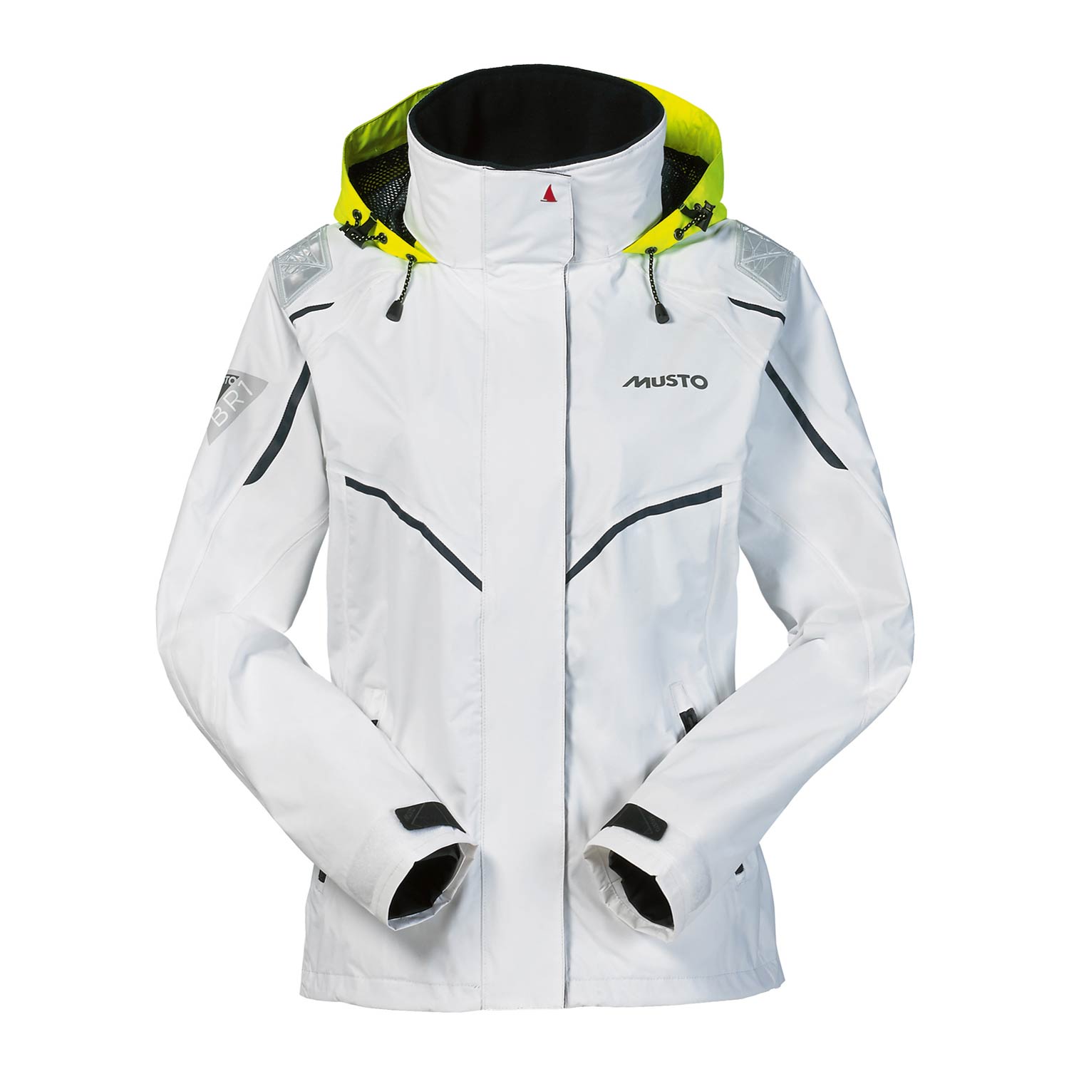Musto Womens Br1 Bajura Jacket - Blanco / Azul Marino