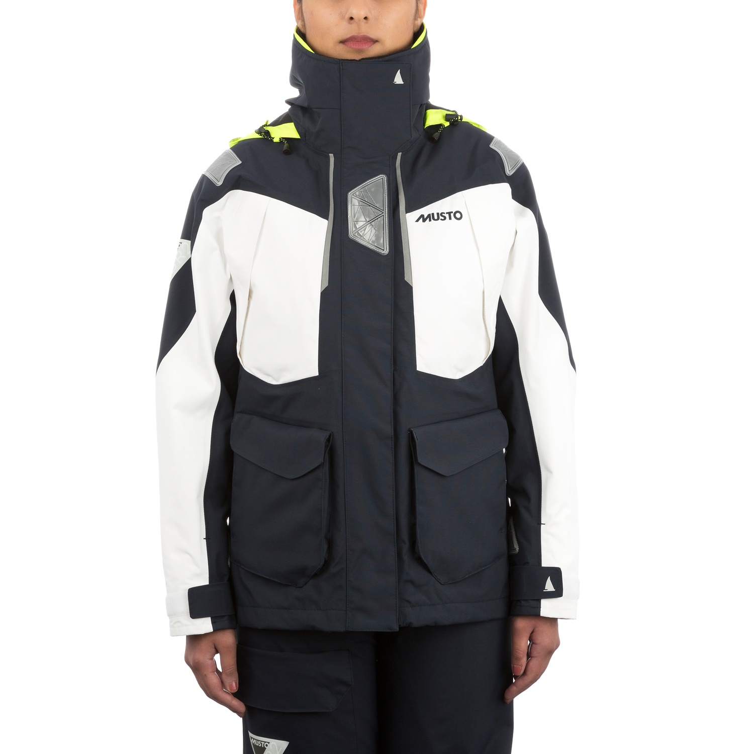 Musto Para Mujer Chaqueta Br2 Marino - True Navy / Blanco