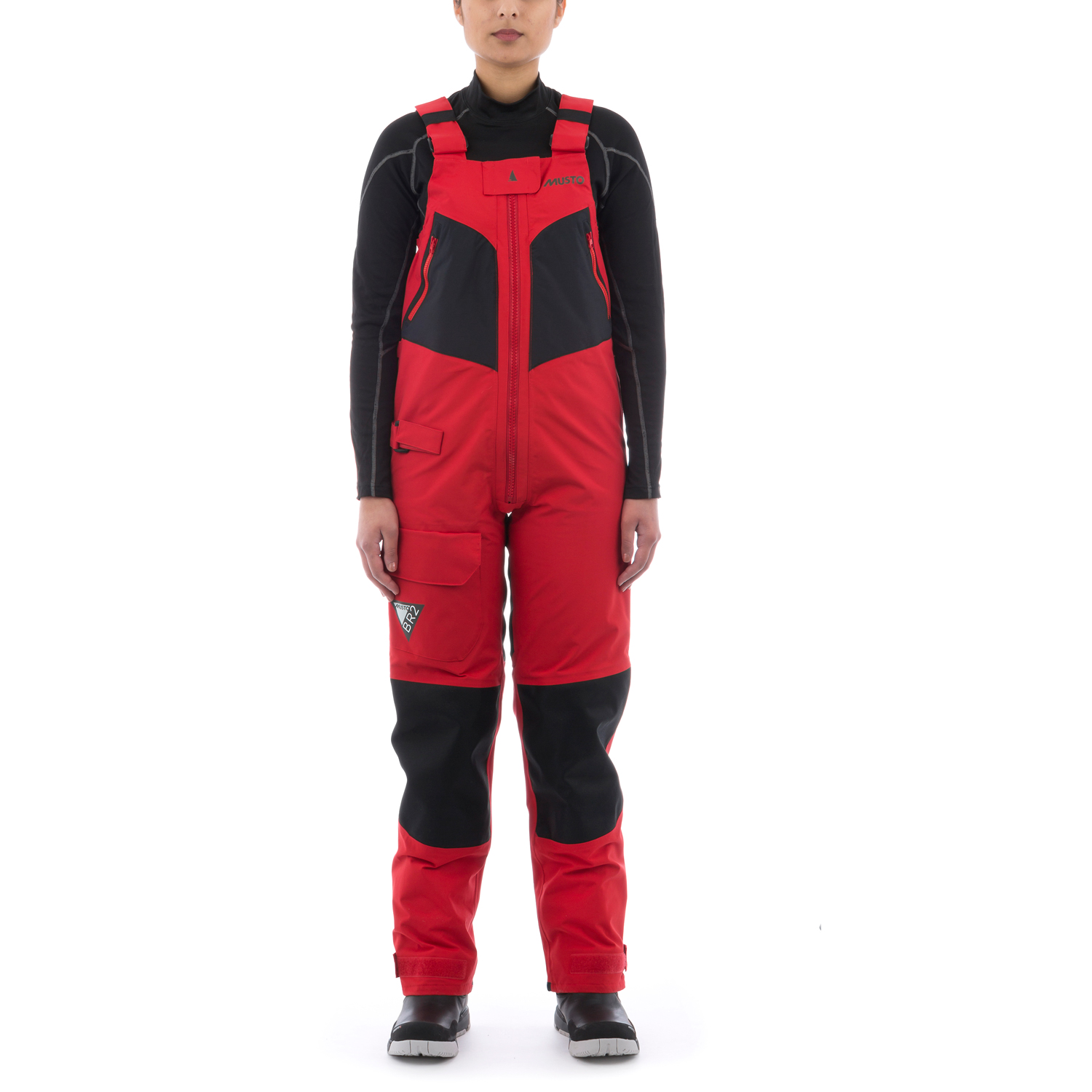 Musto Womens Br2 Offshore Trouser - True Red / Black