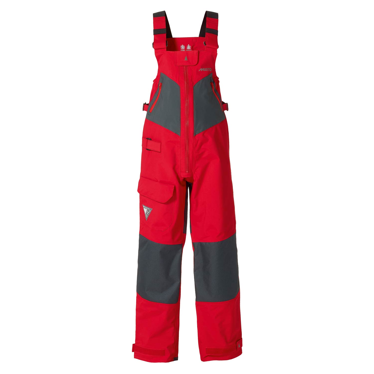 Musto Mujeres Br2 Offshore Pantalones - Rojo / Gris Oscuro