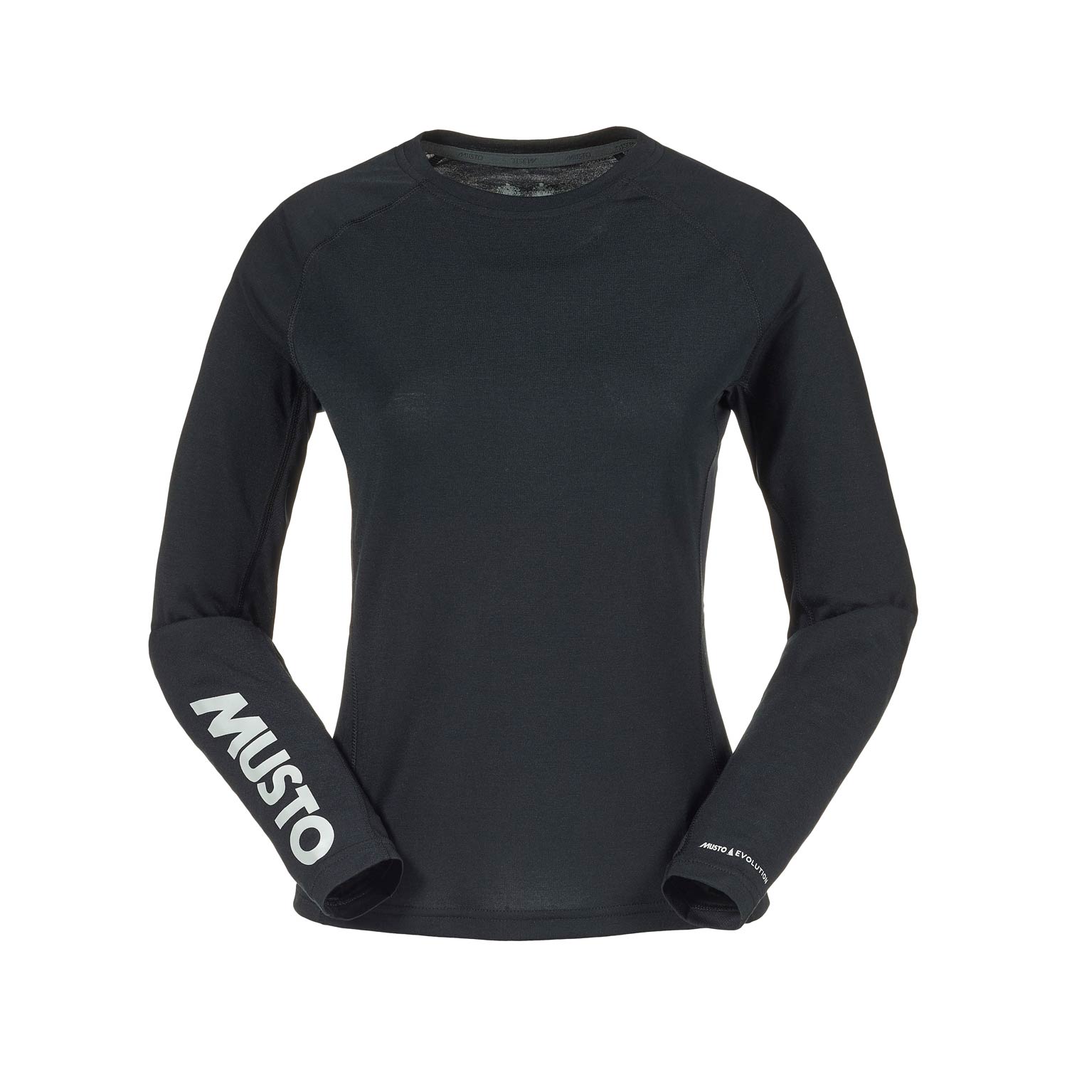 Musto Womens Uv Esencial De Secado Rápido De Manga Larga T-Shirt - Negro