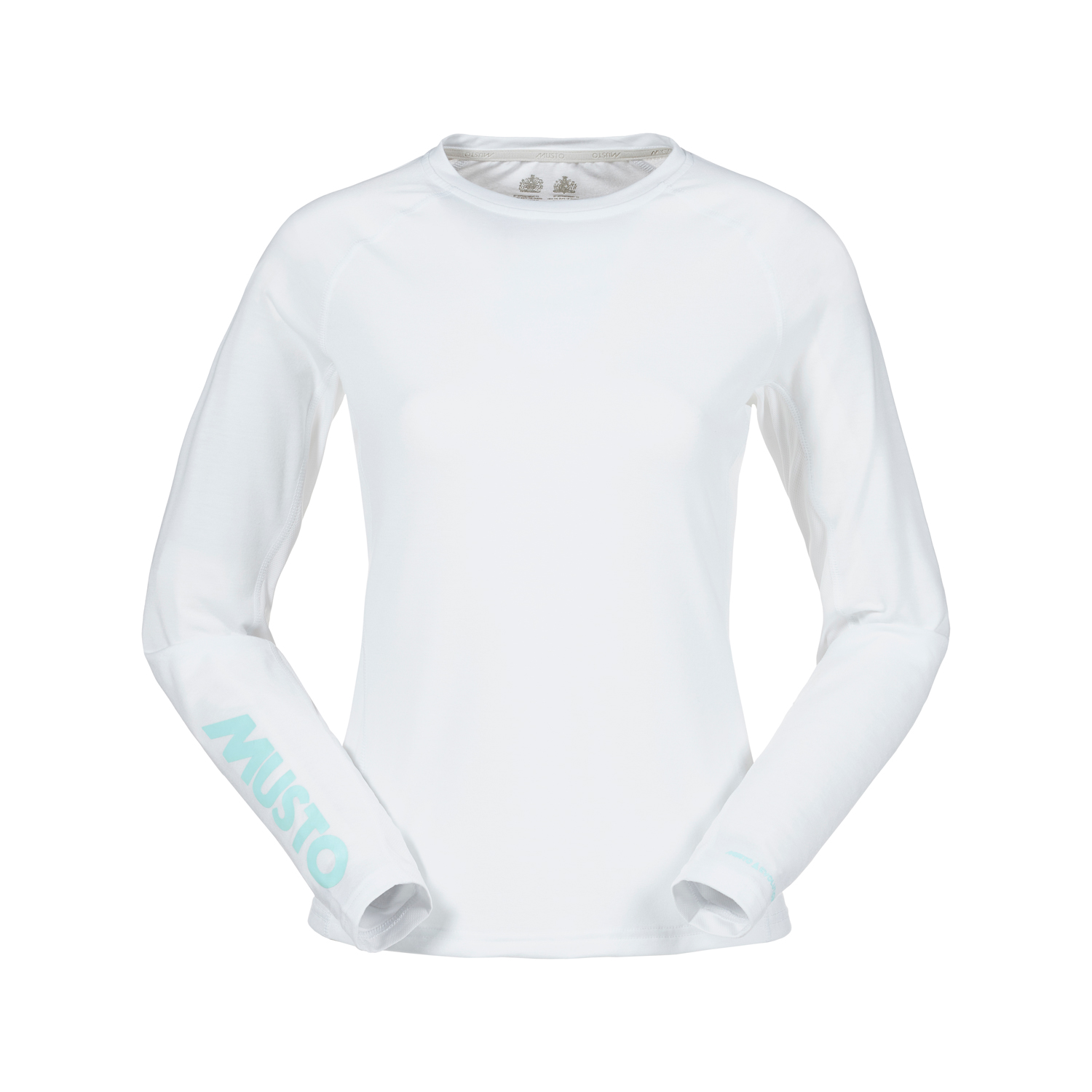 Musto Womens Uv Esencial De Secado Rápido De Manga Larga Camiseta - Blanco