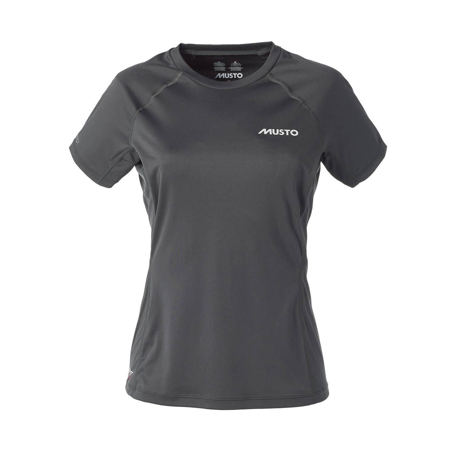Manga Musto Mujeres Evolución Dinámica Corto T-Shirt - Carbon