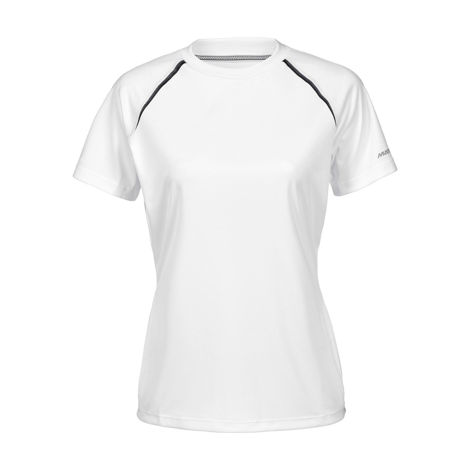 Musto Manga Para Mujer Evolución Dinámica Corta Camiseta - Blanco