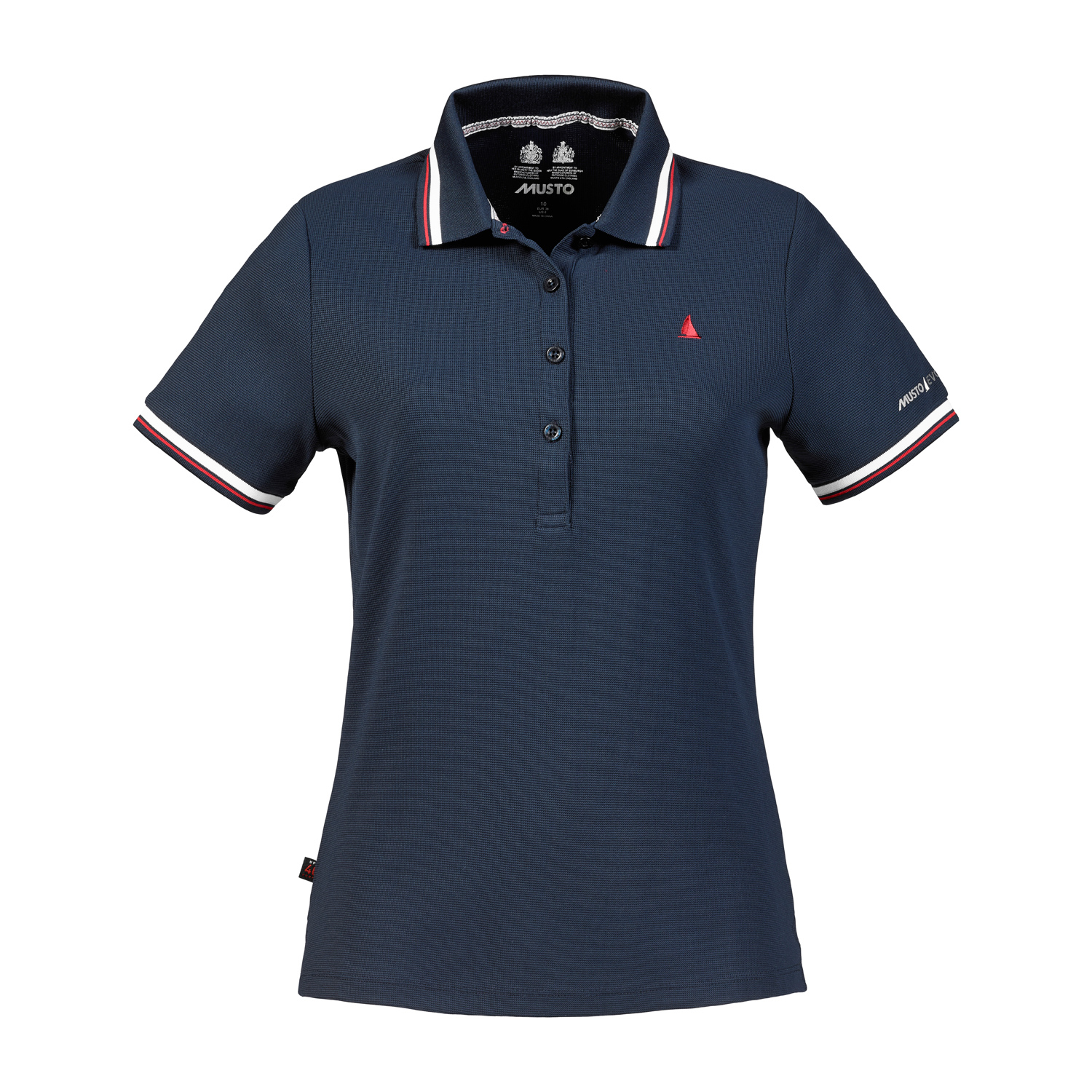 Musto Mujeres Evolución Polo De Manga Corta Pro Lite - True Navy