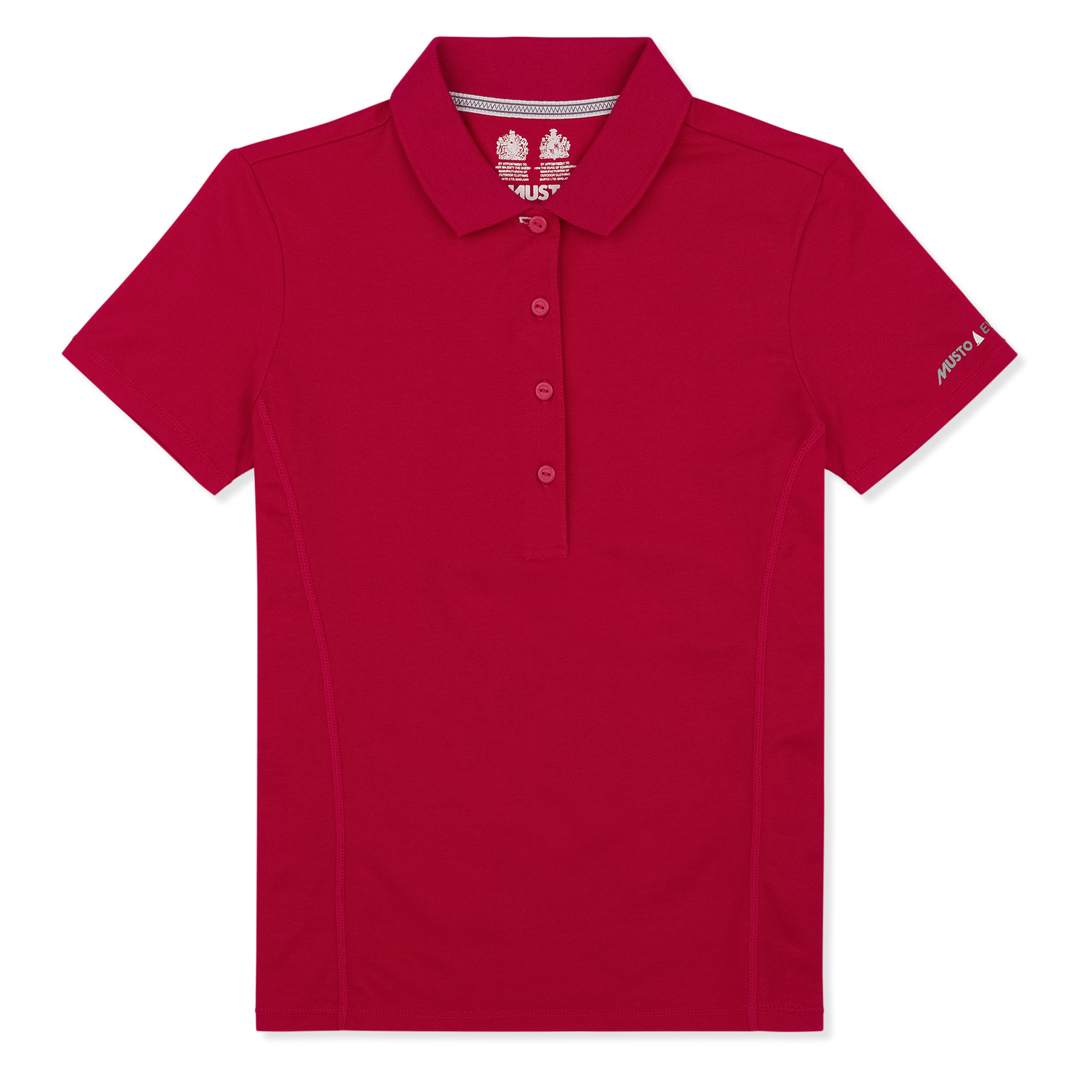 Polo De Manga Para Mujer Musto Evolución Bloqueador Solar Corto - Cerise