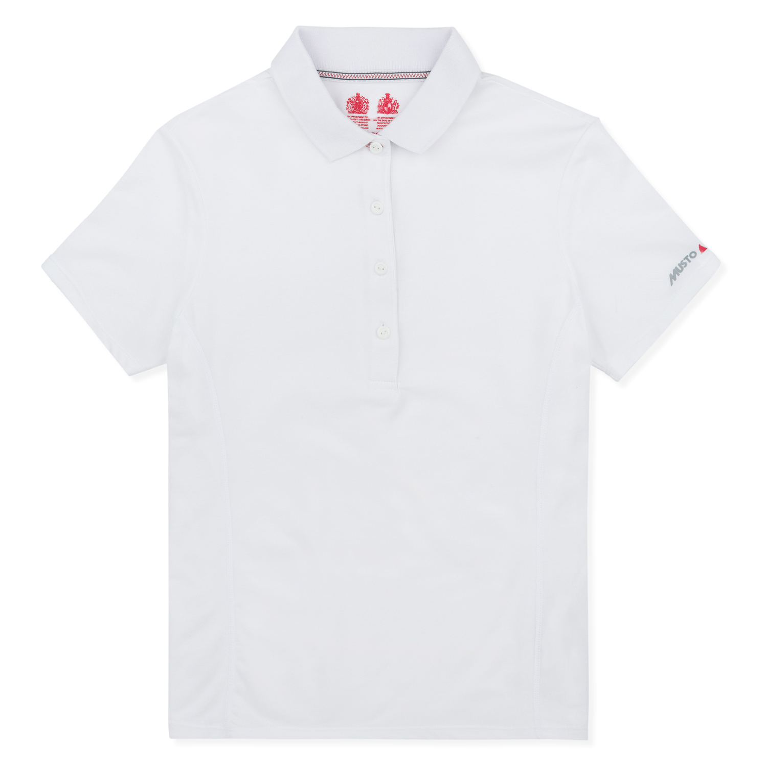 Musto Manga Para Mujer Evolución Bloqueador Solar Corto Polo - Blanco