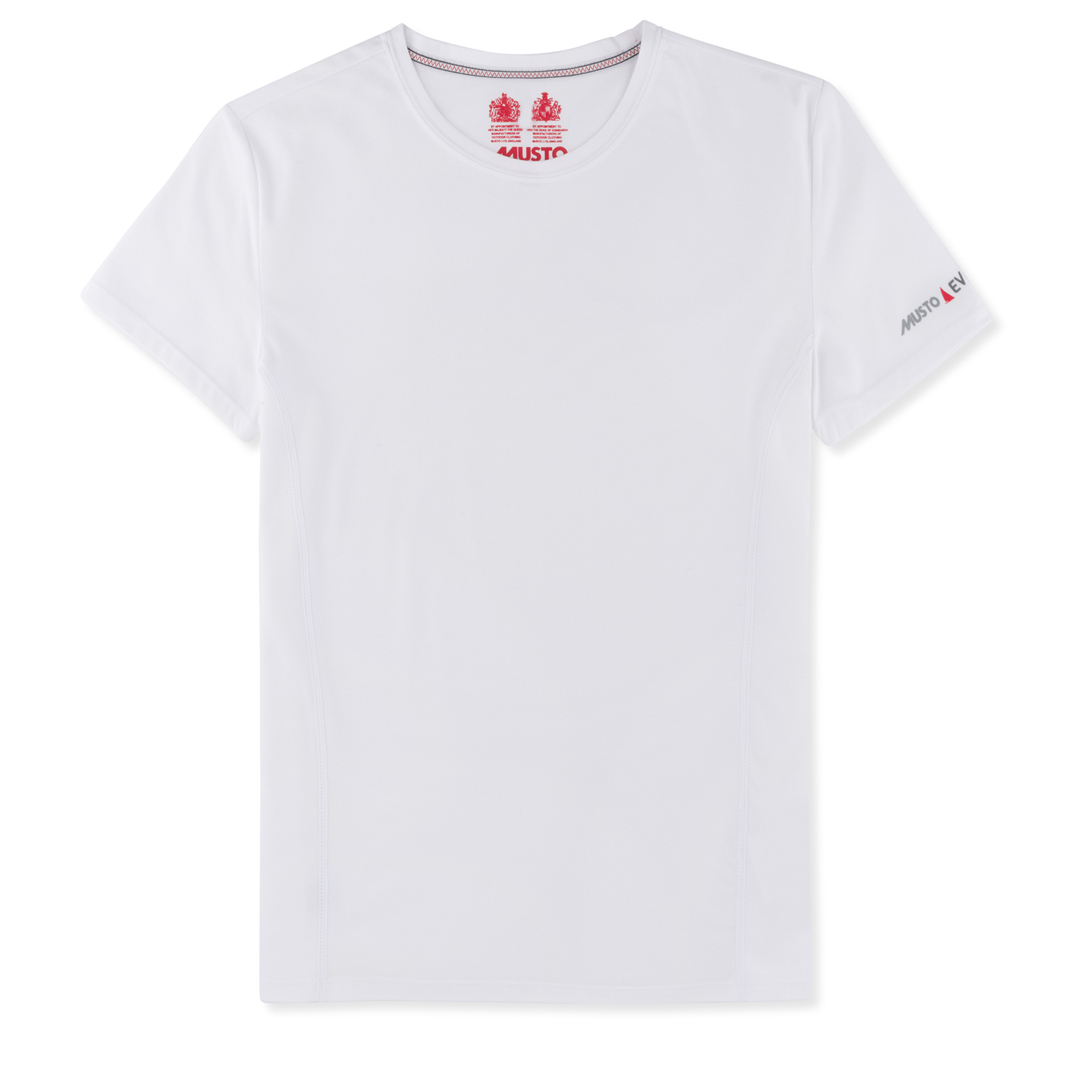 Musto Manga Para Mujer Evolución Bloqueador Solar Corta Camiseta - Blanco