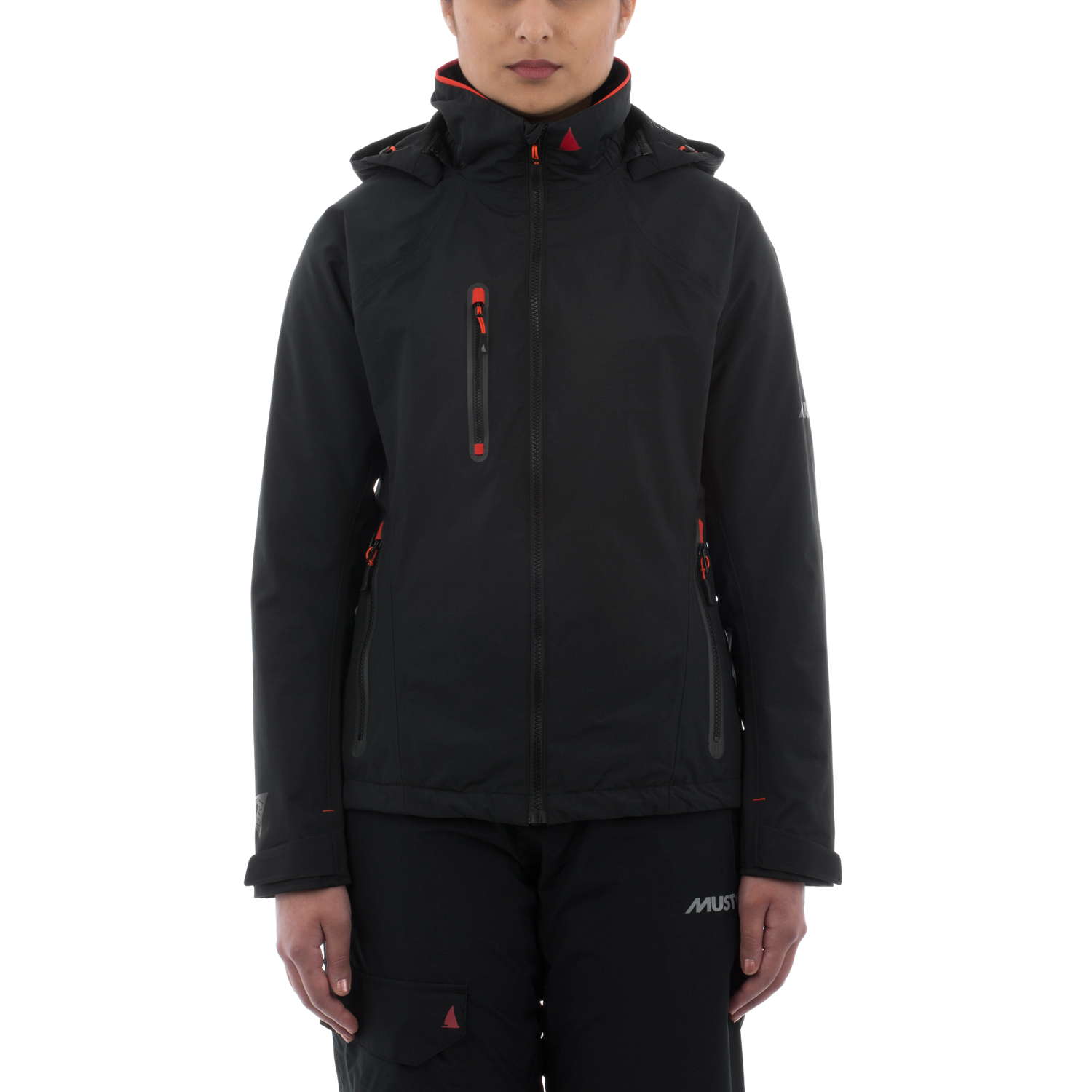 Chaqueta Para Mujer Musto Sardinia Br1 2019 - Negro / Naranja Fuego