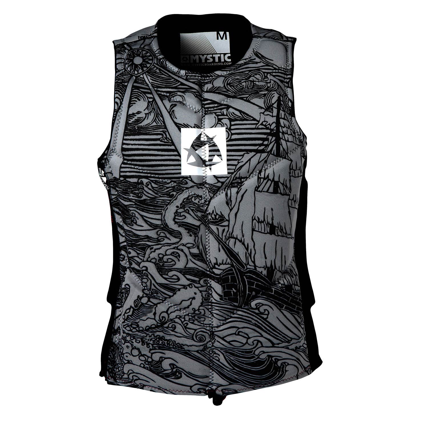 Mystic Wakeboard Art?stica Postal Mike Ennen Chaleco 2015 - Gris