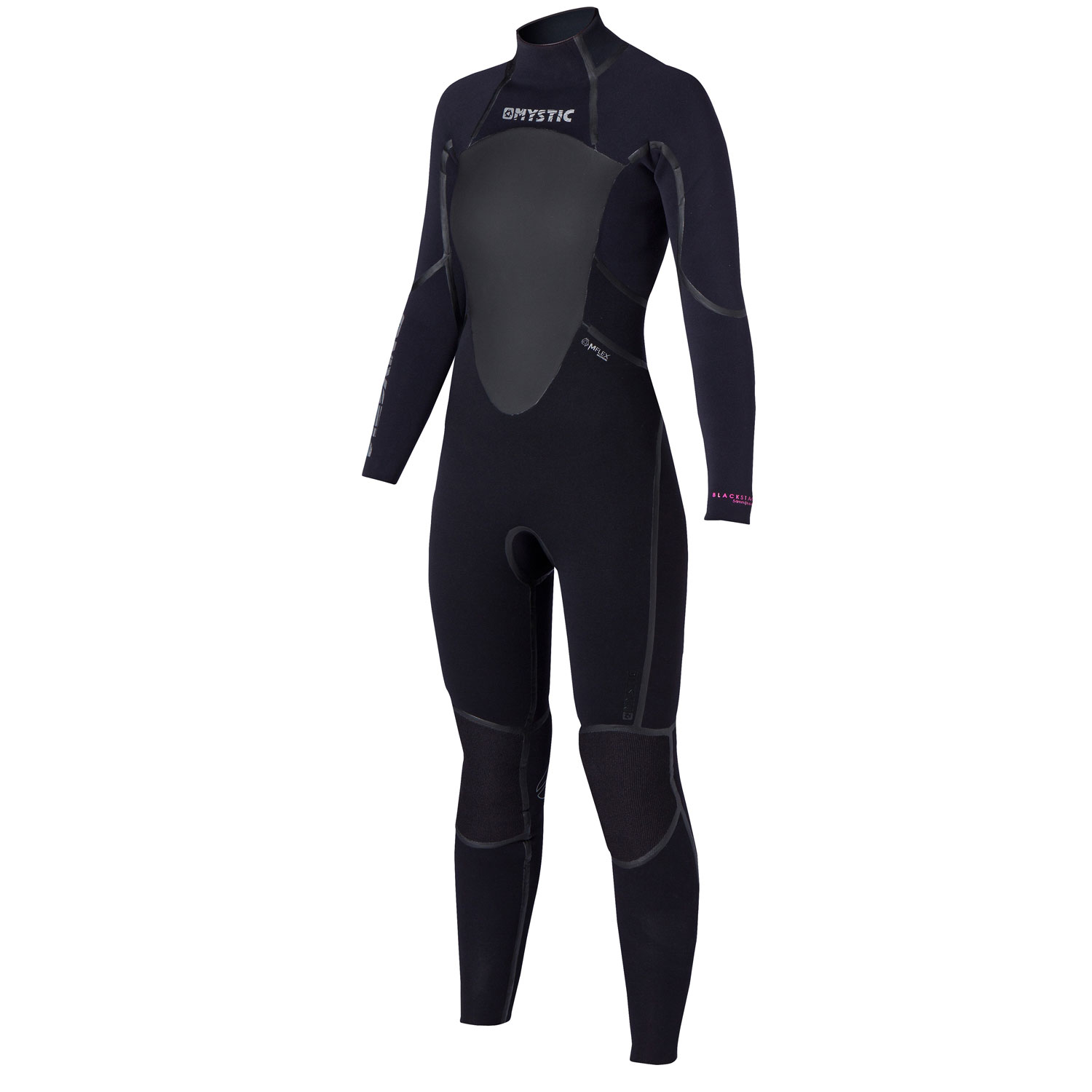 Mystic Womens Negro Star 5 / 4Mm Gbs Backzip Traje De Neopreno 2023