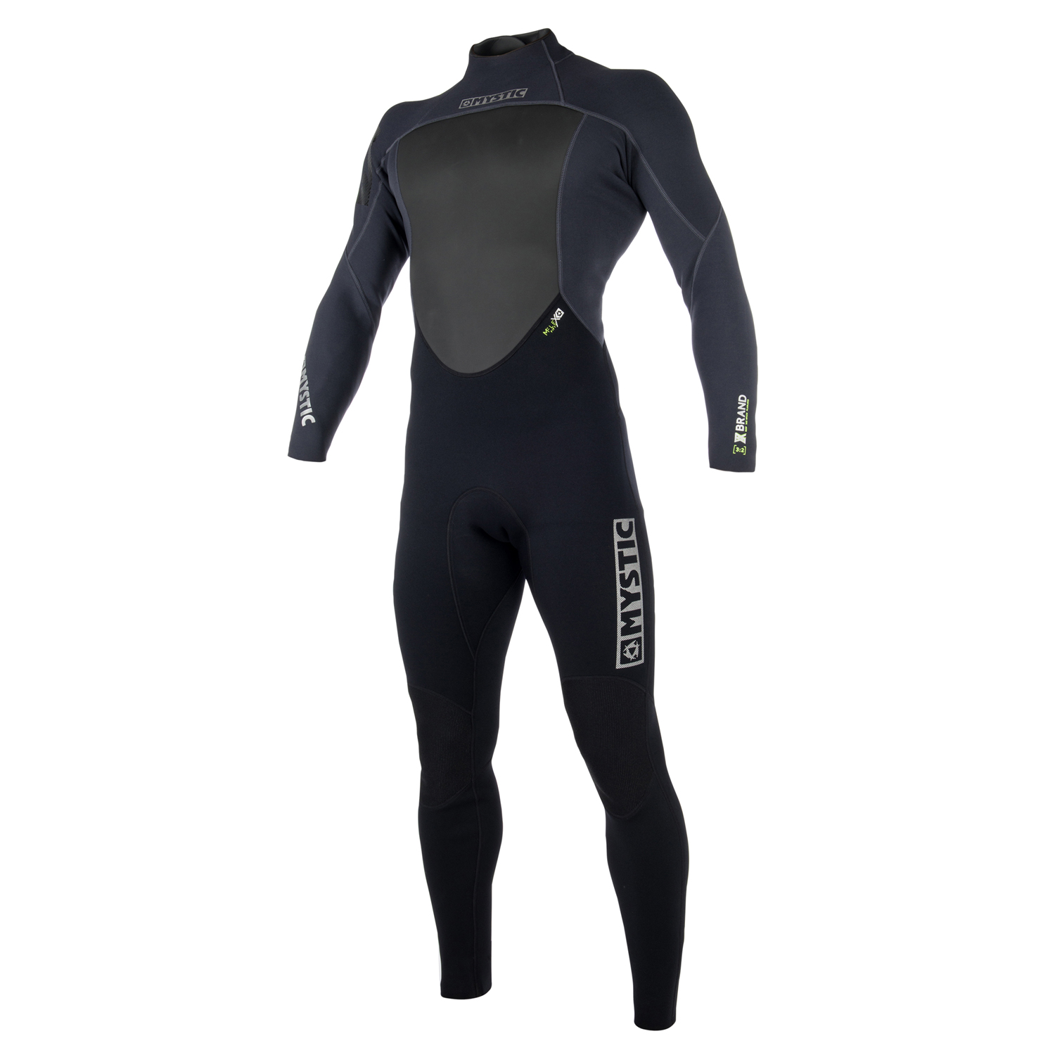 Traje Húmedo Mystic Brand 3 / 2Mm Back-Zip Flatlock - Negro