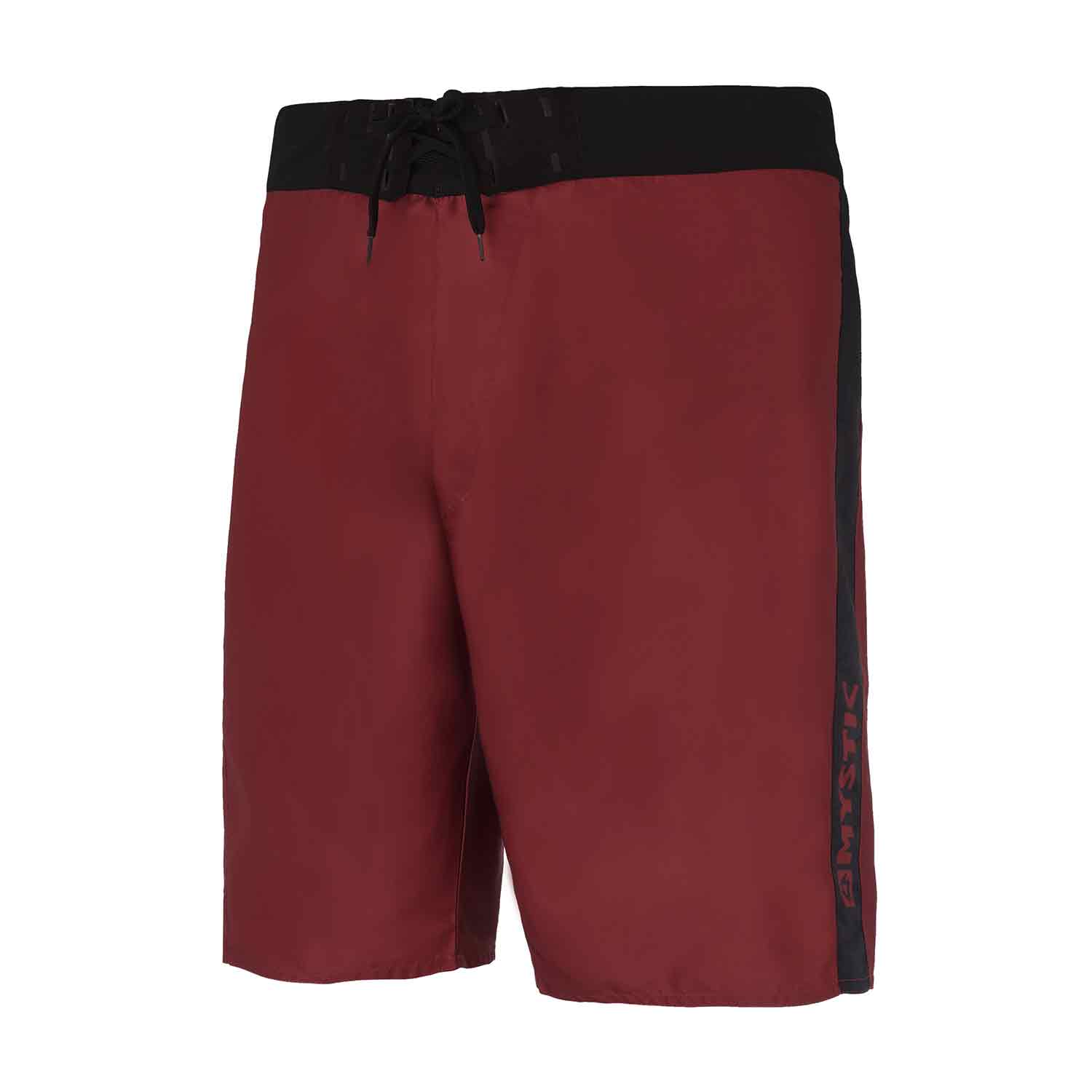 Mallas Cortas De Marca Mystic Solid - Rojo Oscuro
