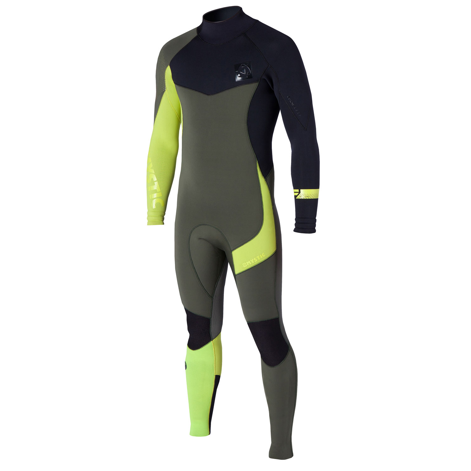 Mystic Crossfire 5/4 Backzip Kitesurf Traje 2014 - Ej?rcito