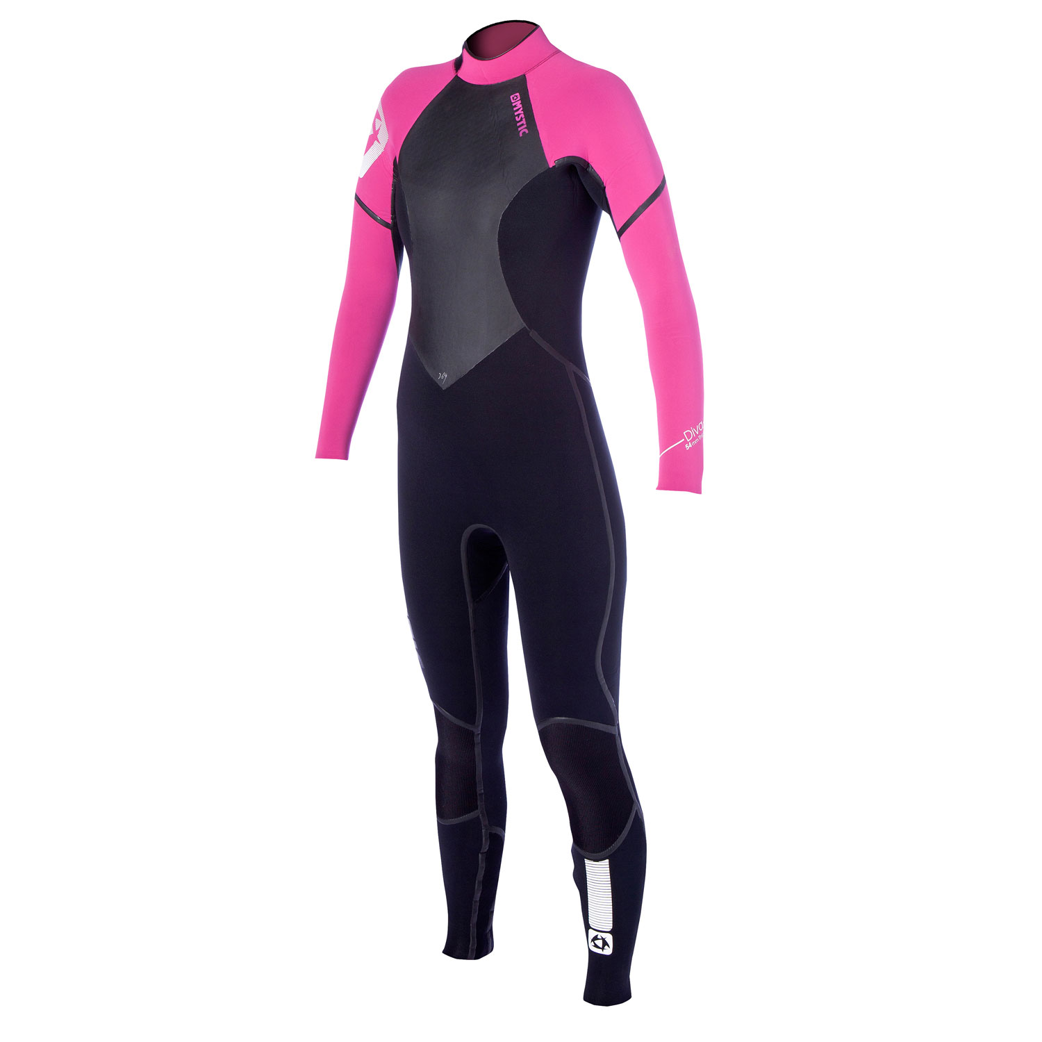 Diva M?stica 5/4 Volver Cremallera Para Mujer Traje De Kitesurf 2014 - Rosa