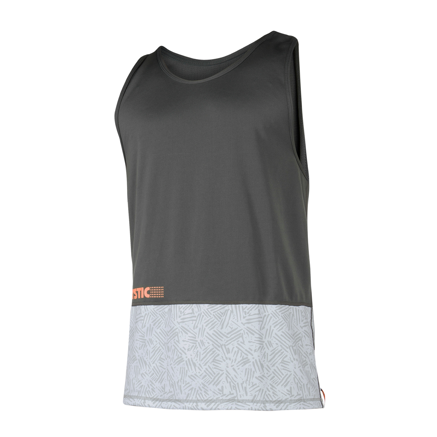 Mystic Drip Tanktop Quickdry - Naranja / Gris