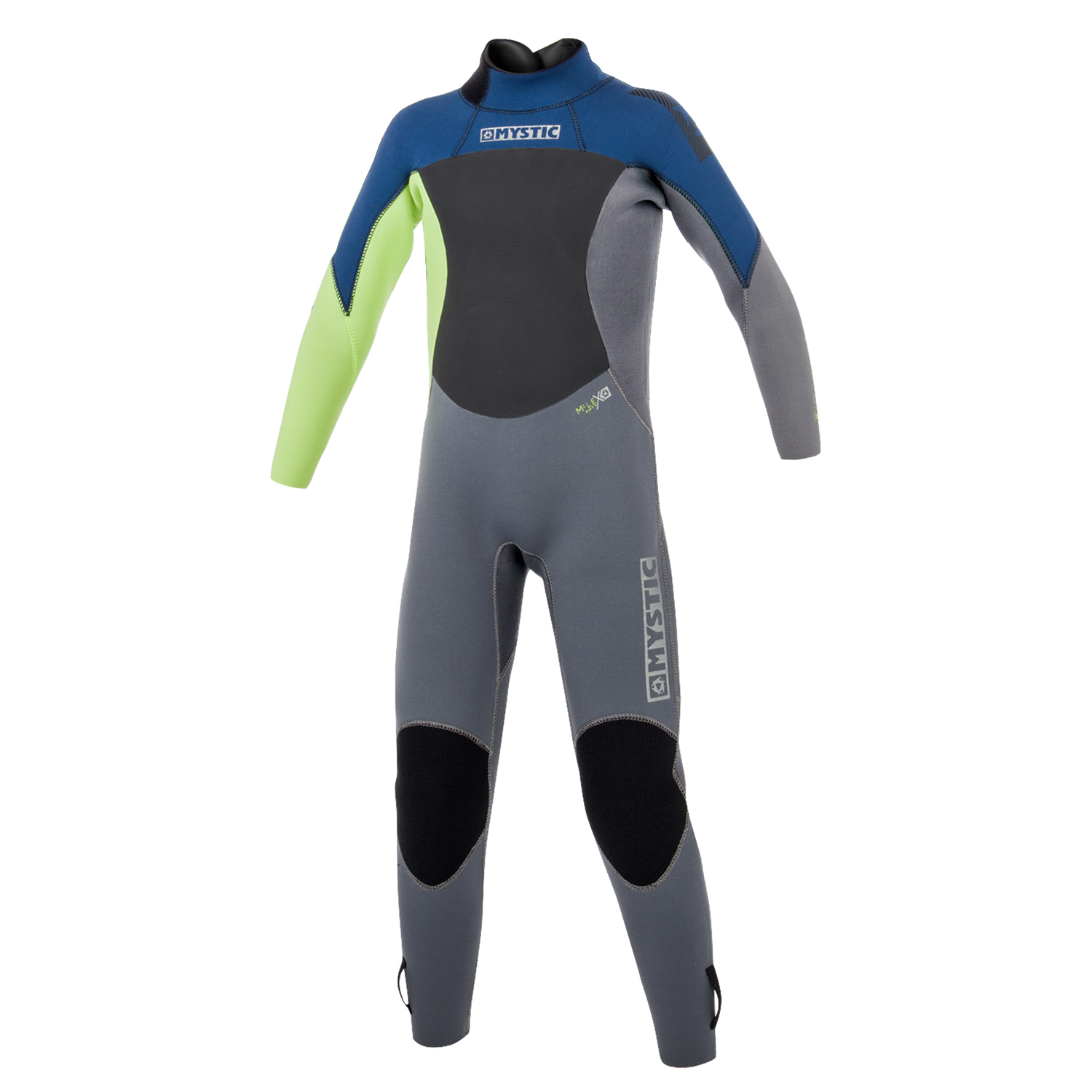 Mystic Junior Star 3 / 2Mm Back-Zip Flatlock Wetsuit - Azul Marino