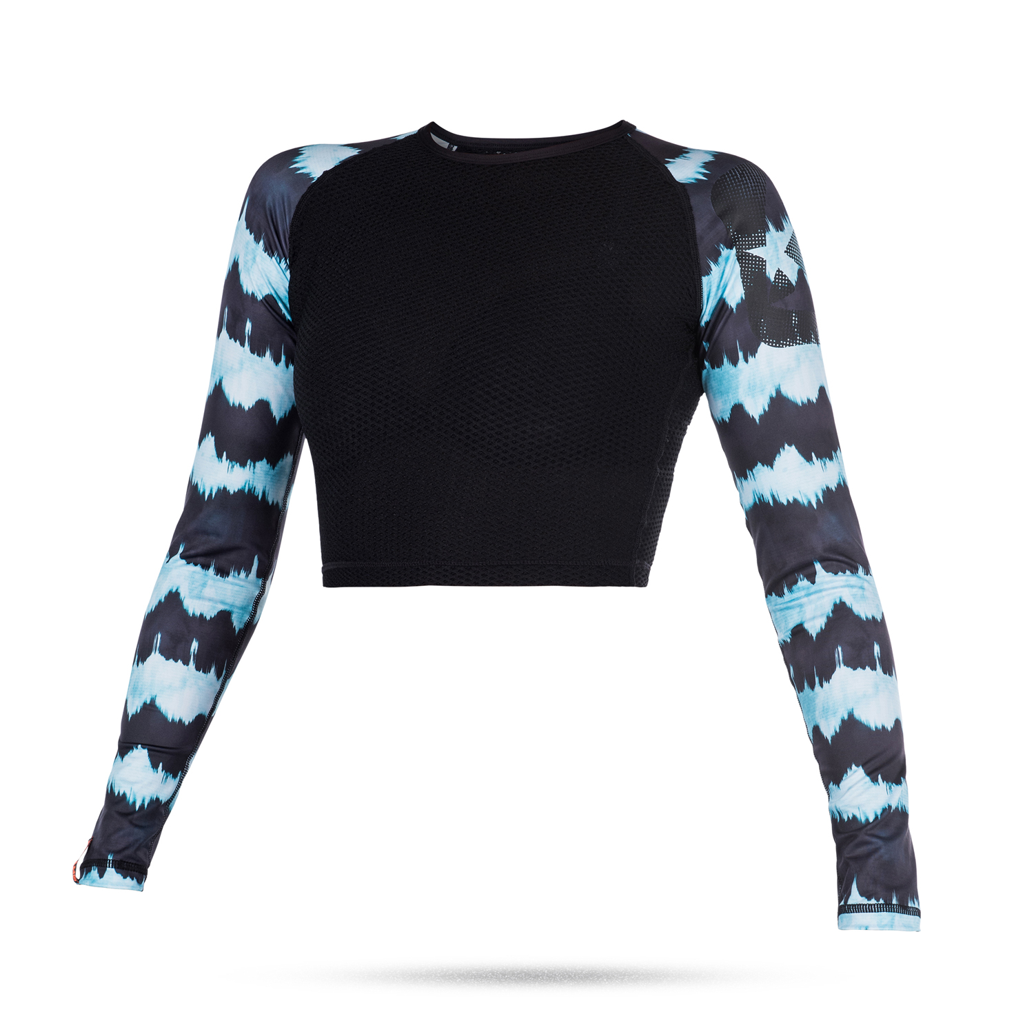Mystic Para Mujer De Manga Larga Deslumbrado Croptop - Menta