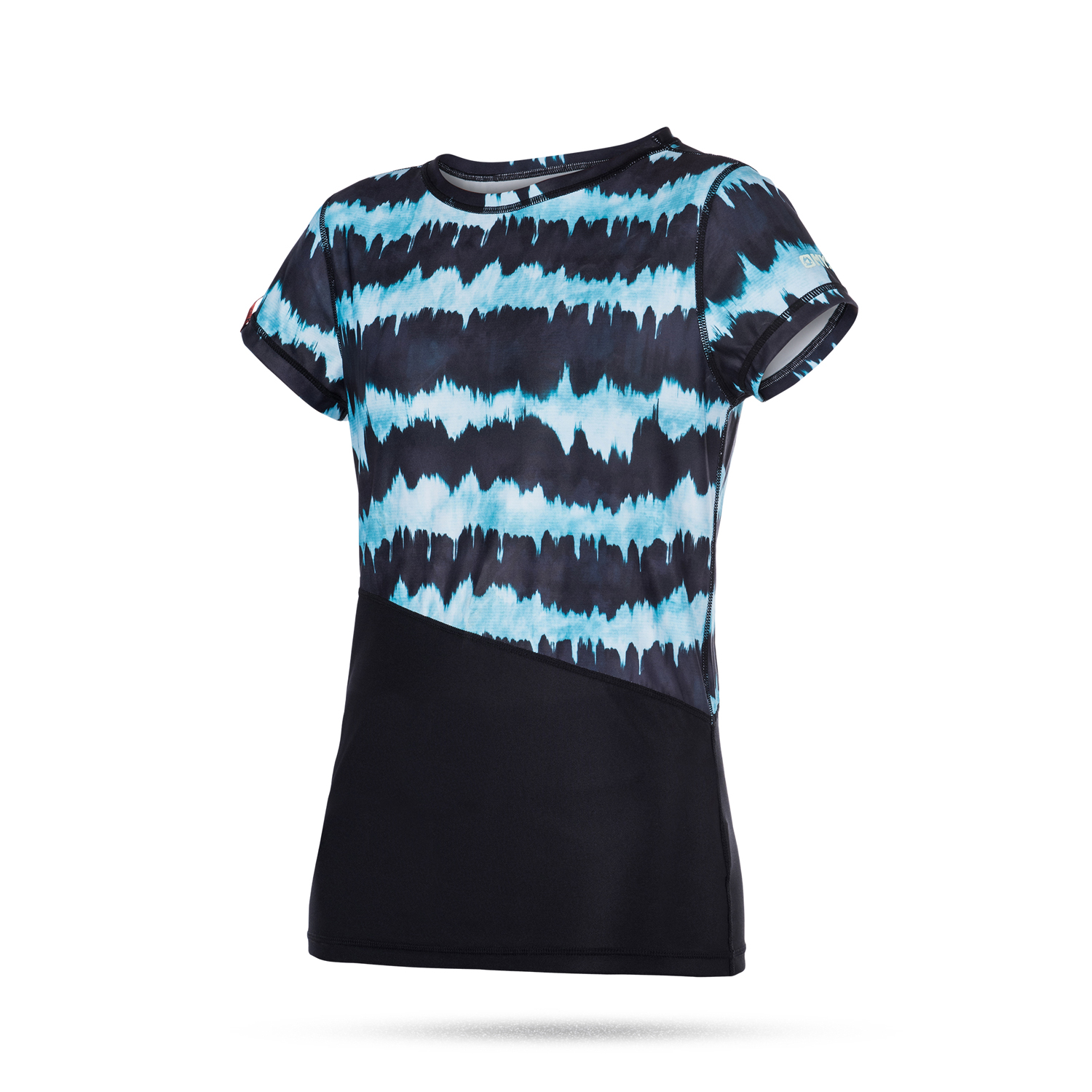 Mystic Para Mujer De Manga Corta De Secado Rápido Deslumbrado Top - Menta