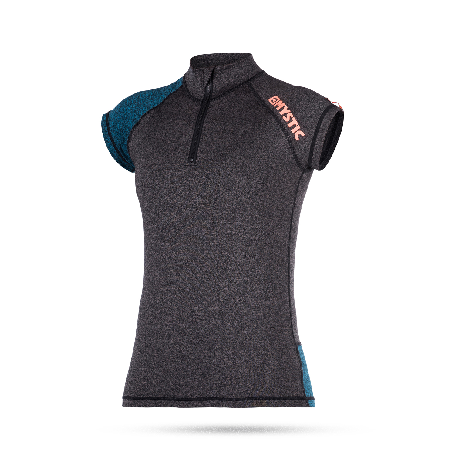 Mystic Para Mujer De La Diva De La Manga Del Cortocircuito Del Chaleco Rash - Teal