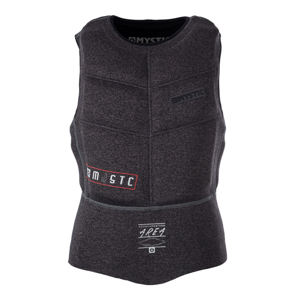Mystic Kitesurf Majestic Zip-Libre Impacto Del Chaleco - Negro