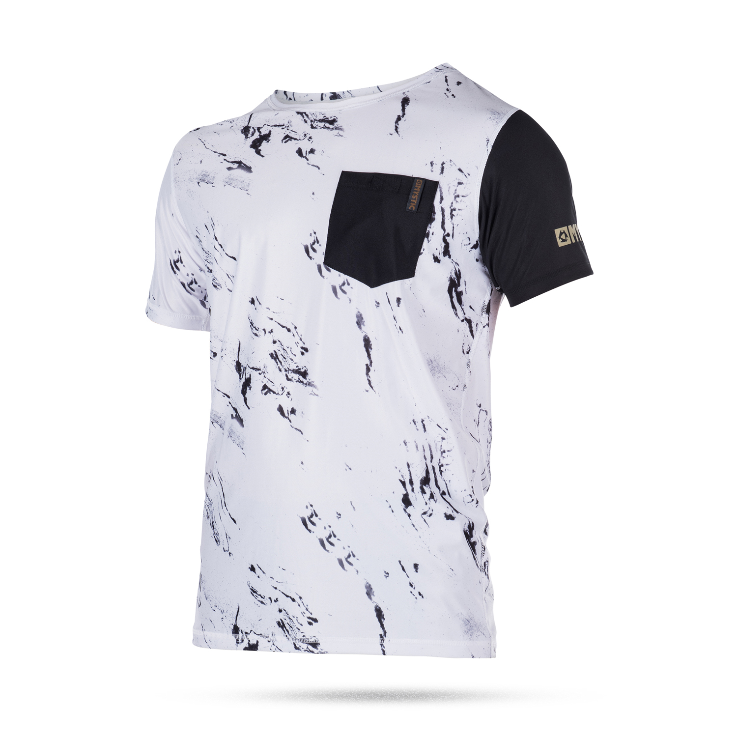 Mystic Kitesurf Stone Manga Corta Quickdry Top - Blanco