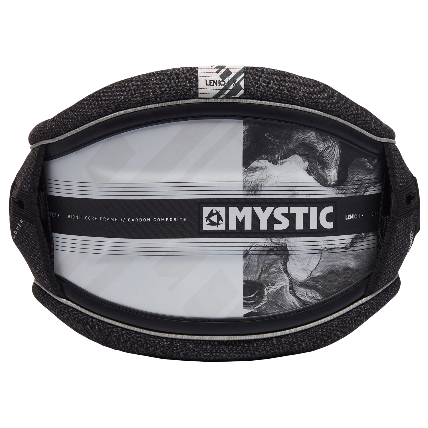 Arnés De Cintura Mystic Len10 Majestic X - Negro / Blanco - Barra Sin Separador