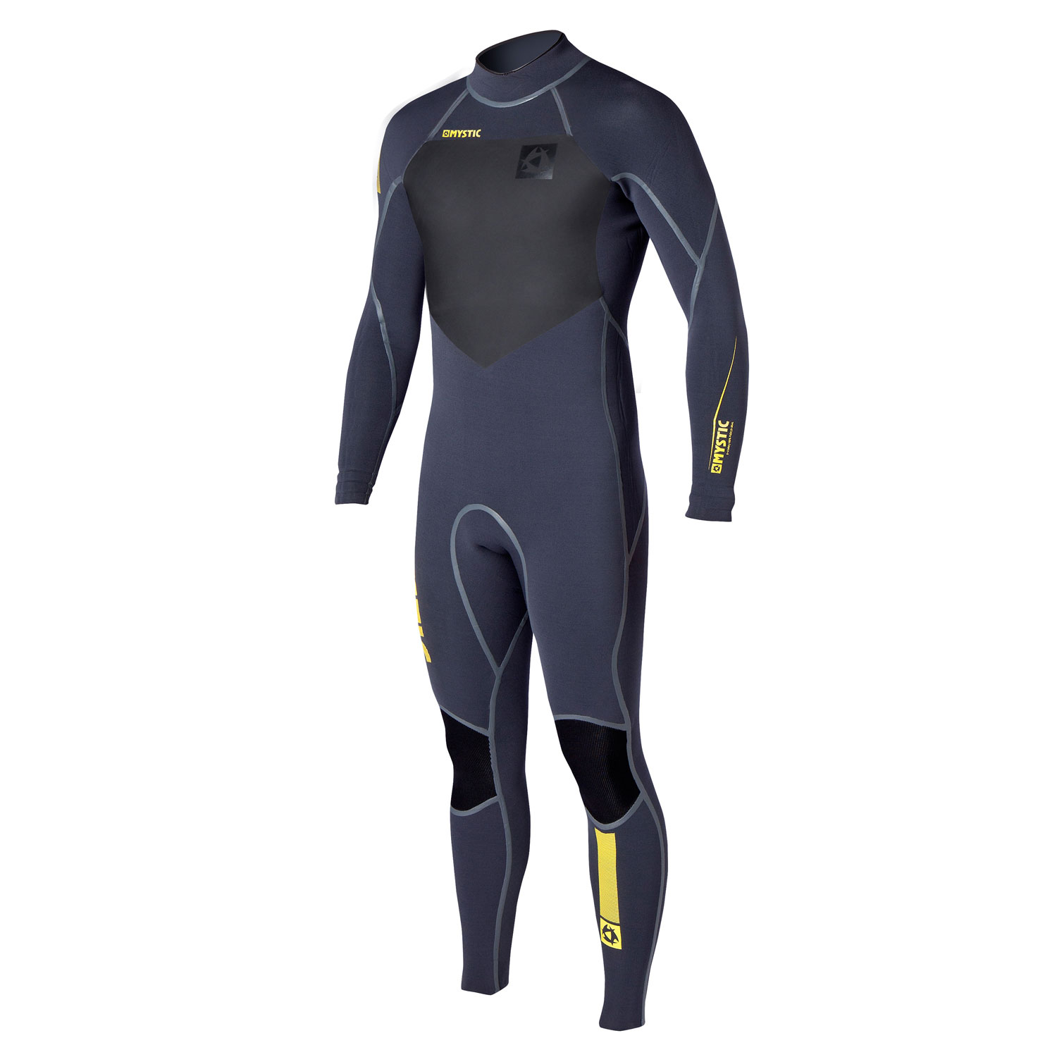 Mystic Majestic 5/4 Backzip Kitesurf Traje 2014 - Gris