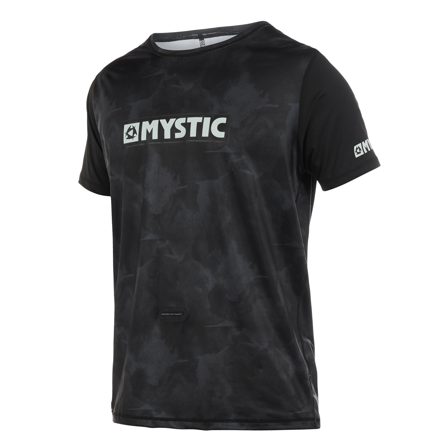 Mystic Majestic De Manga Corta Loosefit Rash Vest - Negro
