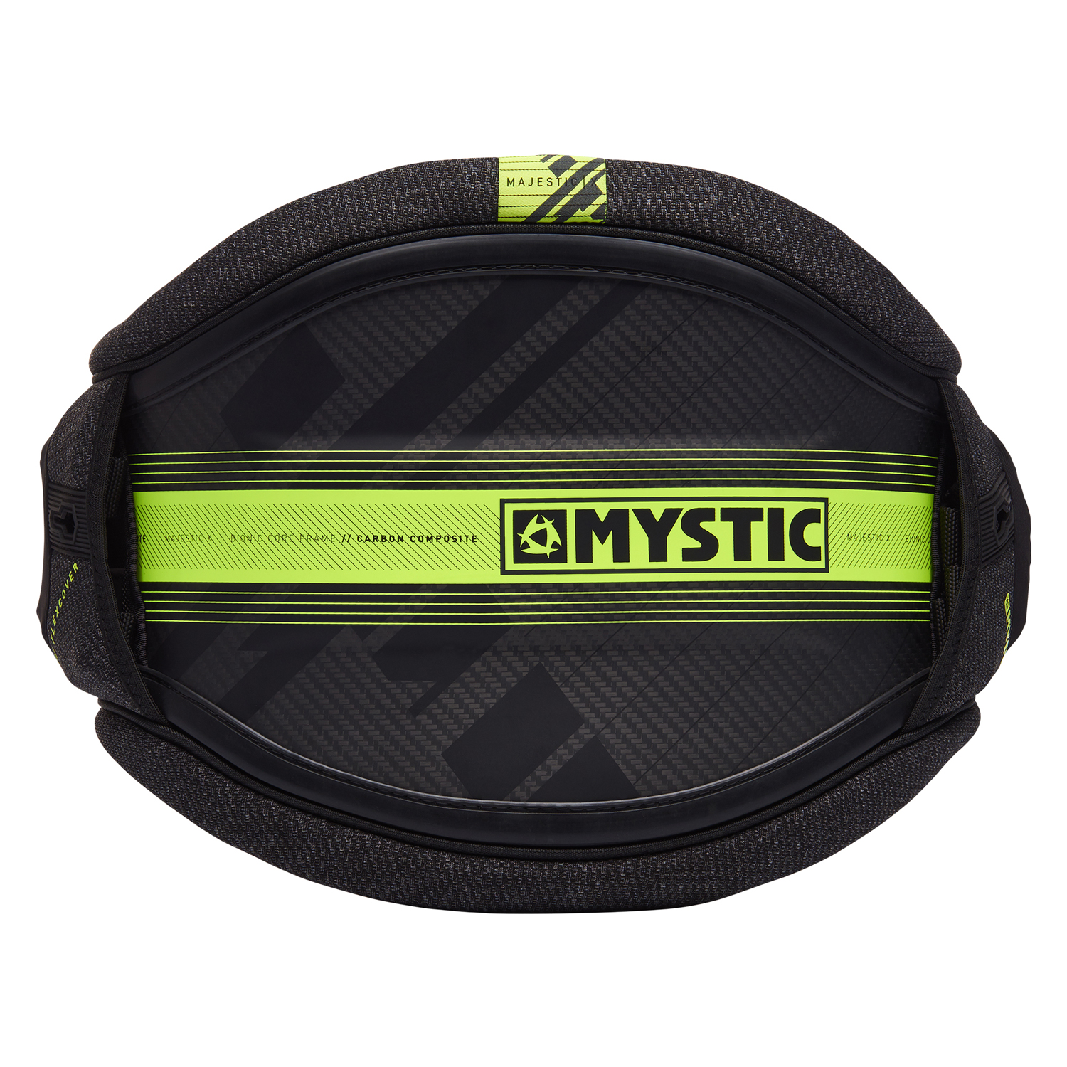 Arnés De Cintura Mystic Majestic X - Negro / Lima - Sin Barra Separadora