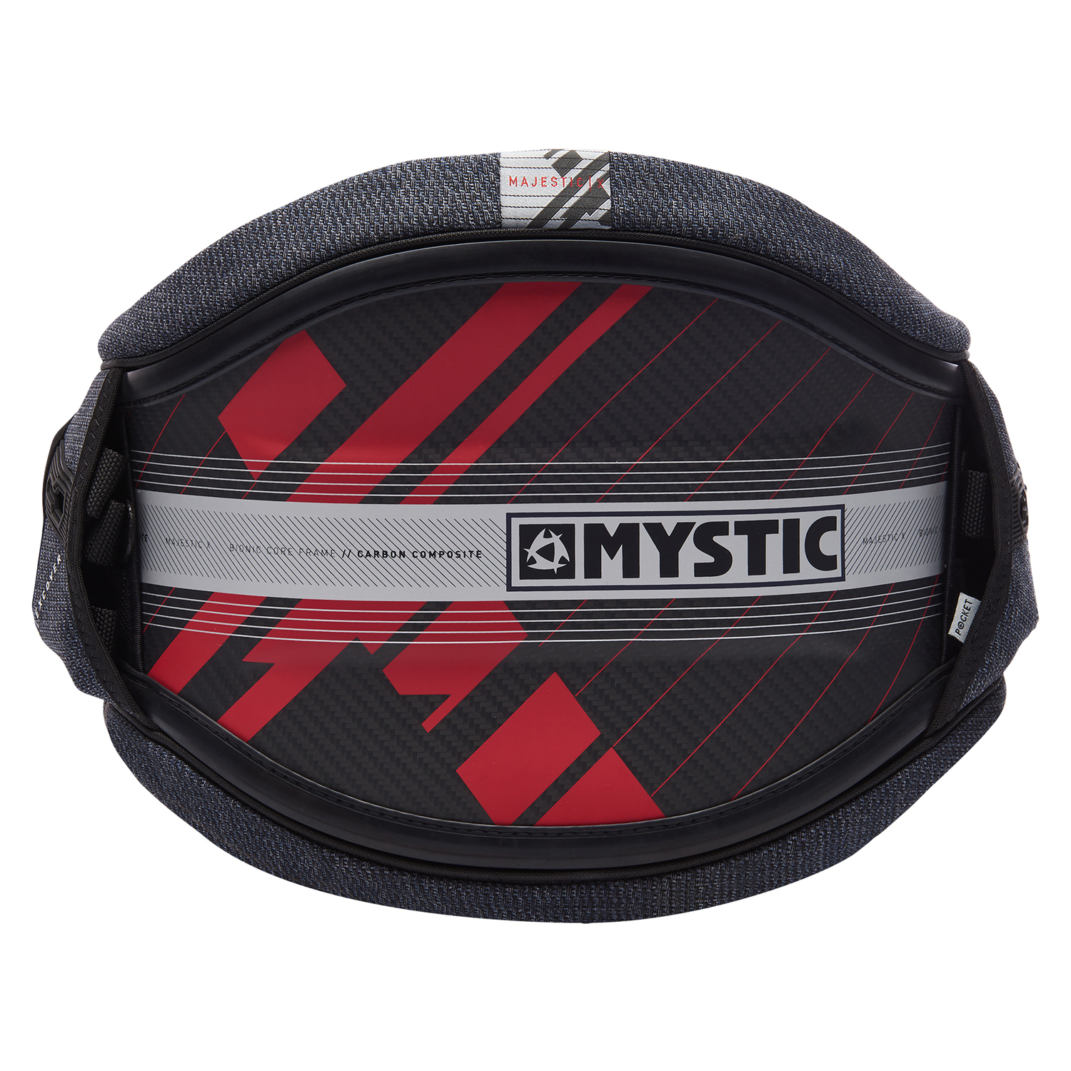 Arnés De Cintura Mystic Majestic X - Azul Marino / Rojo - Barra No Distribuidora