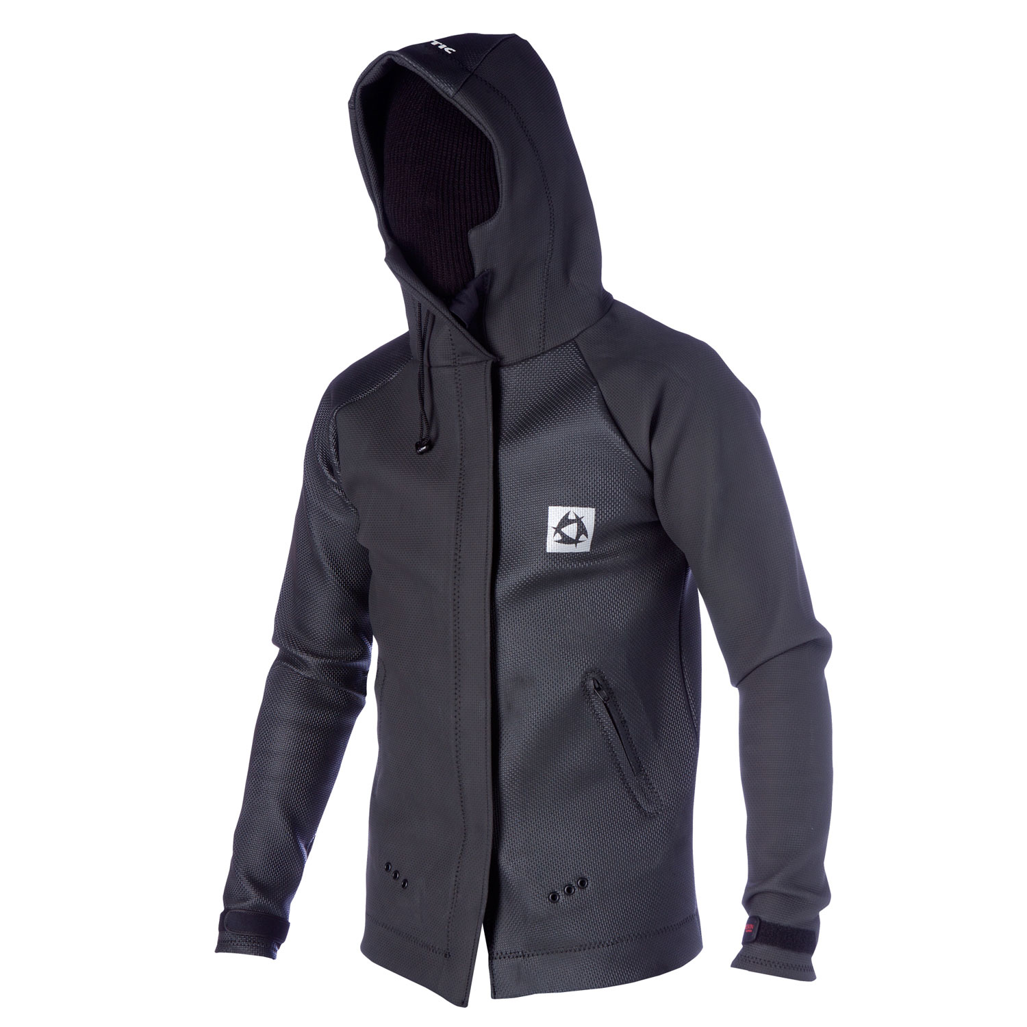 Mystic Piel De Tibur?n Batalla Kitesurf Chaqueta Corta 2014 - Negro