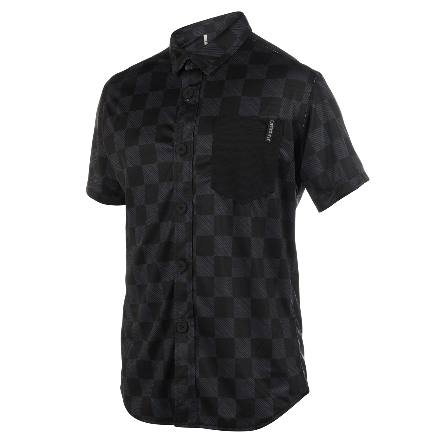 Mystic Shred Blusa De Manga Corta De Manga Corta - Negro