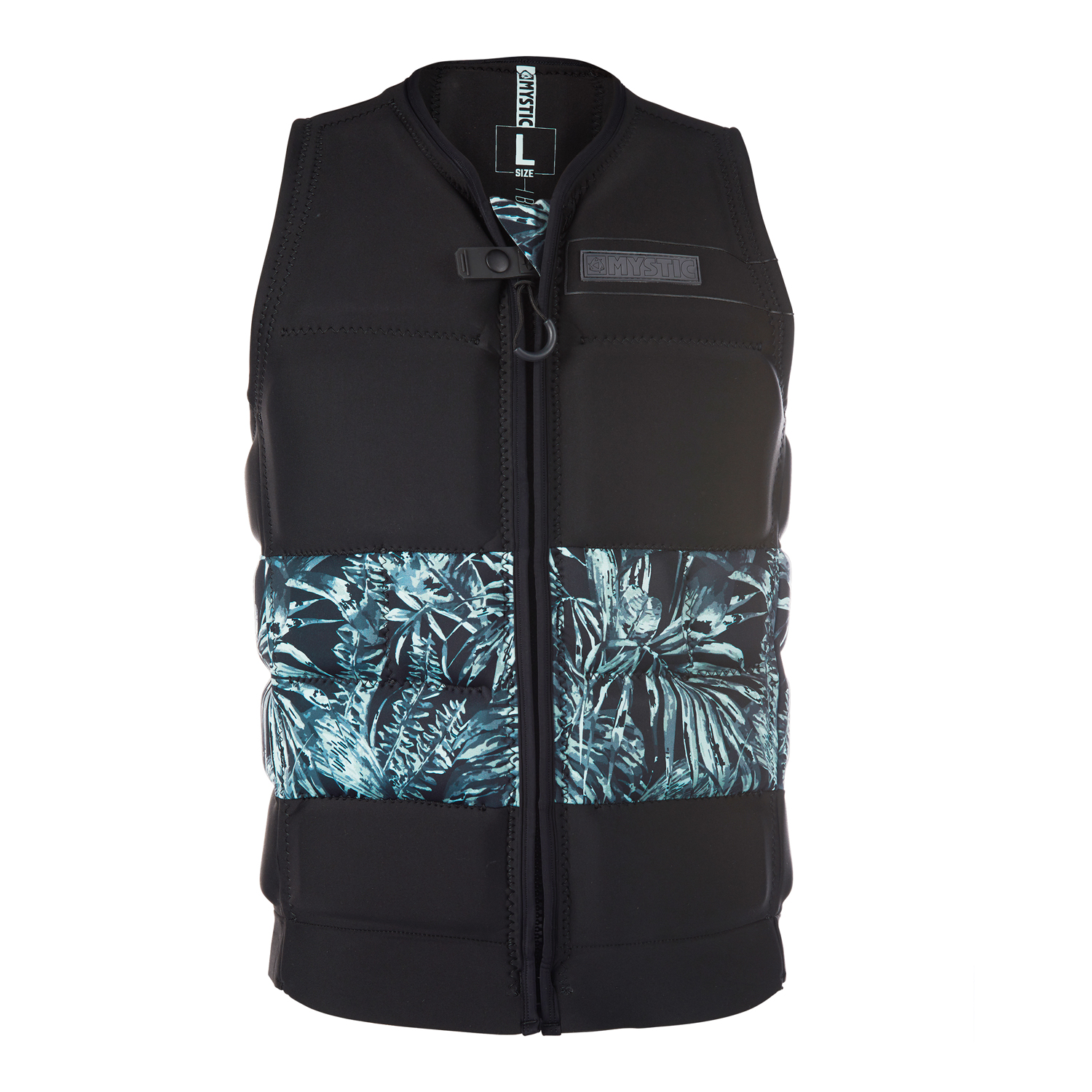 Mystic Shred Front-Zip Impact Vest - Negro