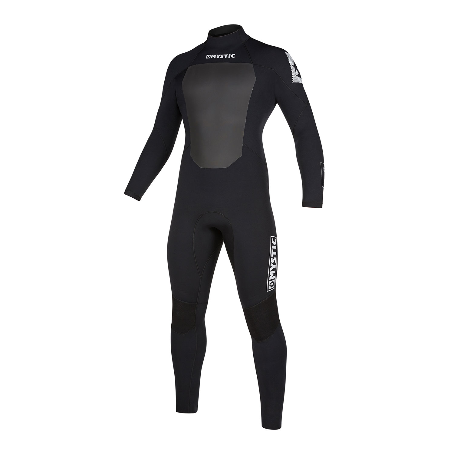 Traje De Neopreno Completo Mystic Star 3 / 2Mm Con Cremallera Trasera - Negro