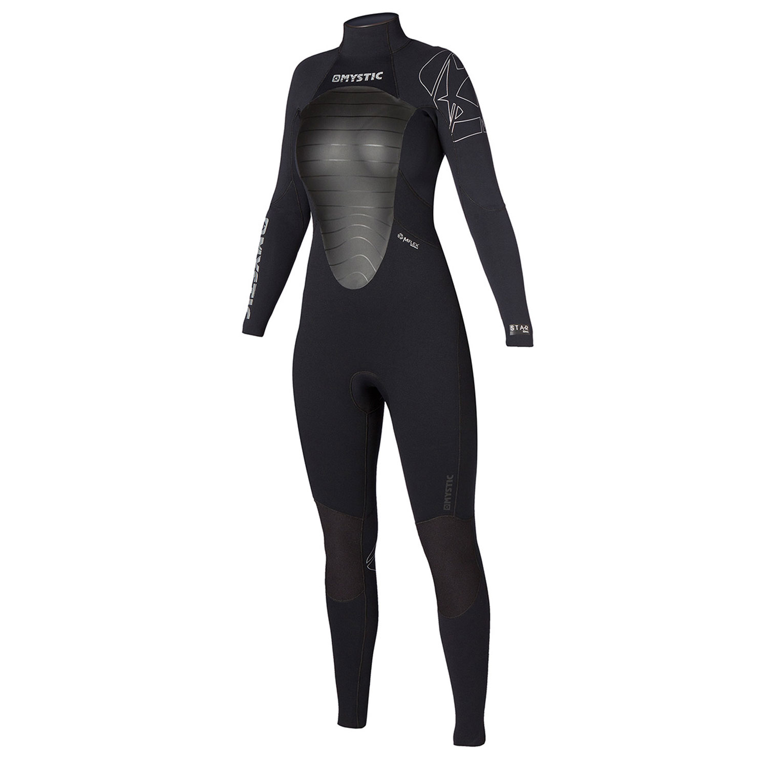 Mystic Para Mujer Estrella 3 / 2Mm Gbs Backzip Traje 2015 - Negro