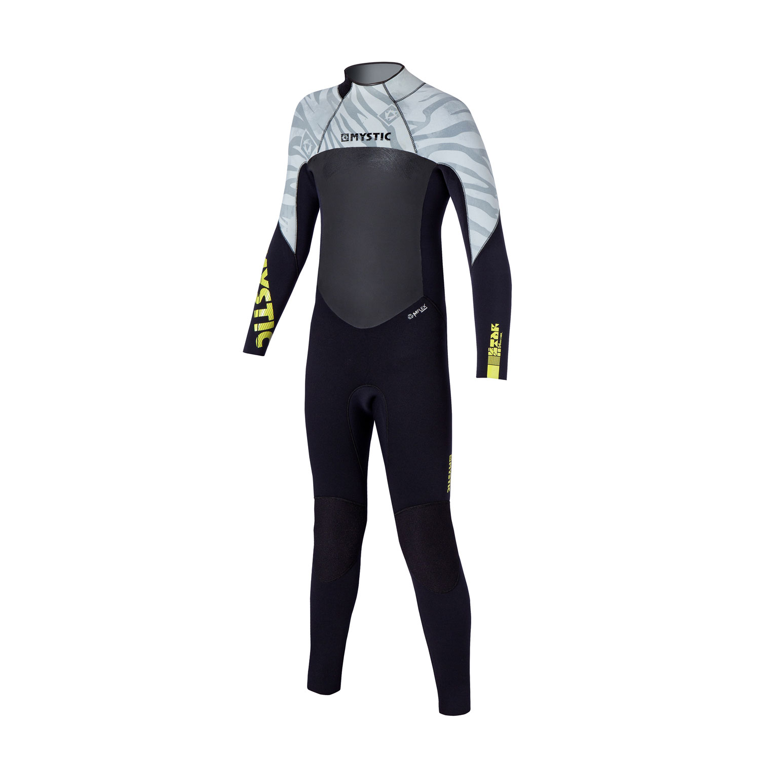 Mystic Estrella 5/4 Backzip Kitesurf Junior Traje 2014 - Negro / Gris