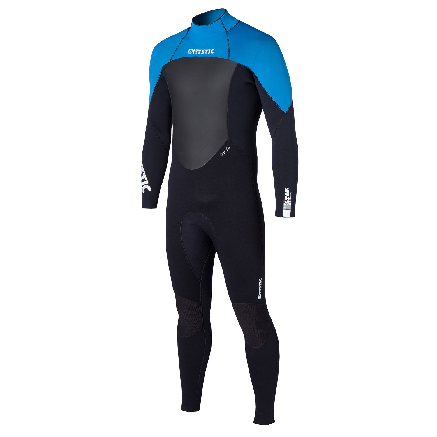 Mystic Estrella 5/4 Backzip Kitesurf Traje 2014 - Negro / Azul