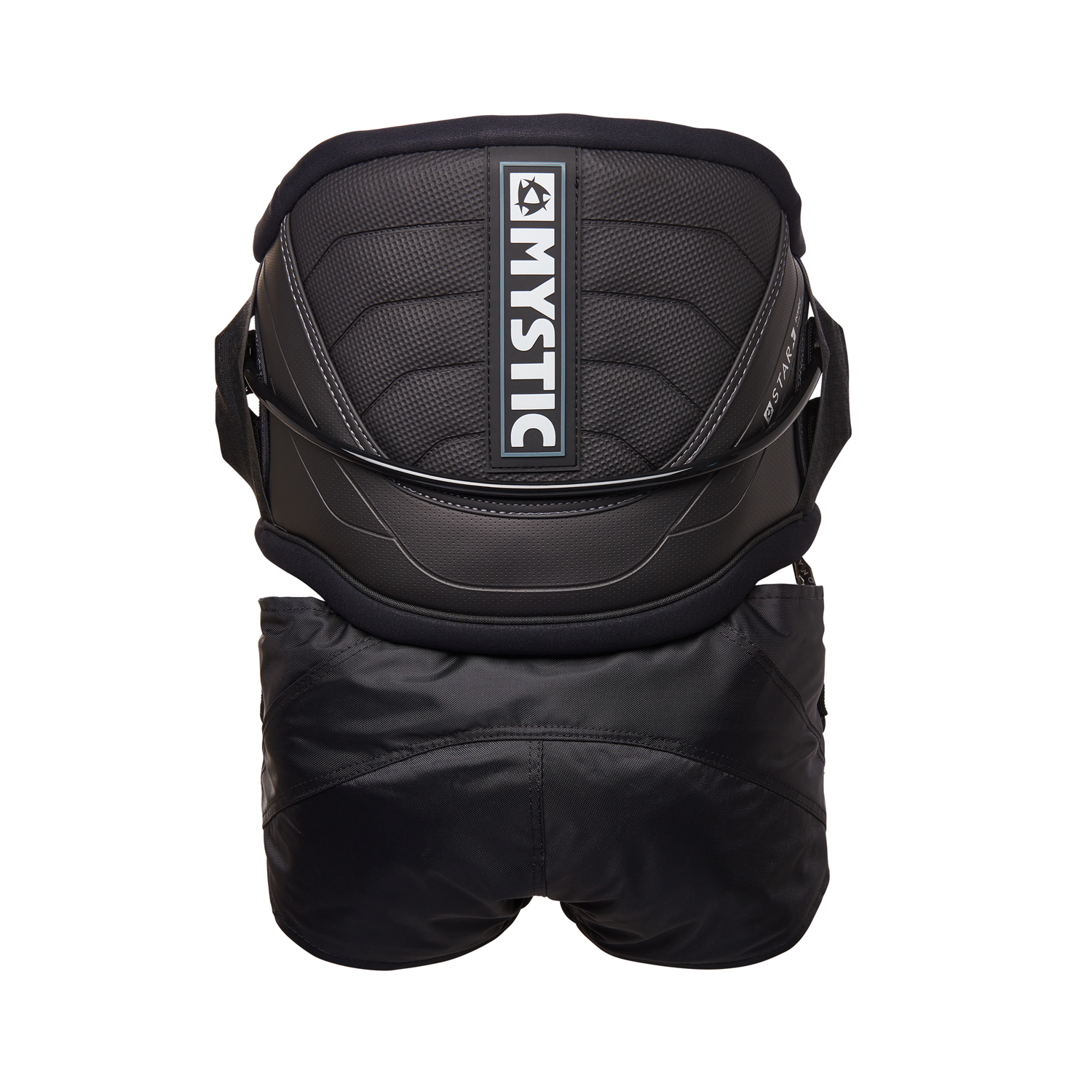 Arnés De Kitesurf Mystic Star Hybrid Con Asiento De Cintura - Negro