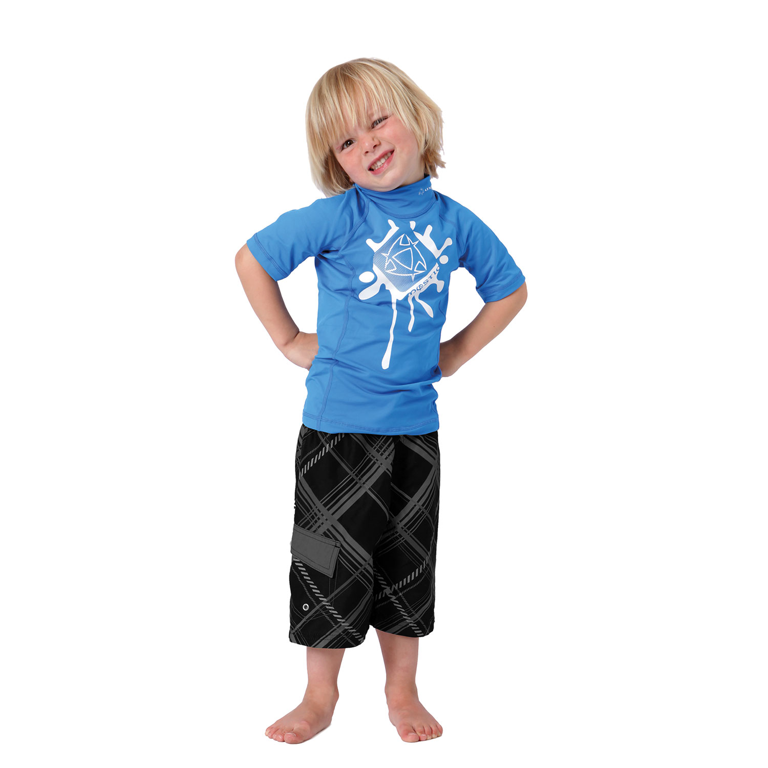 Mystic Star De Manga Corta De Kitesurf Ni?os Camisa De Lycra 2014 - Azul