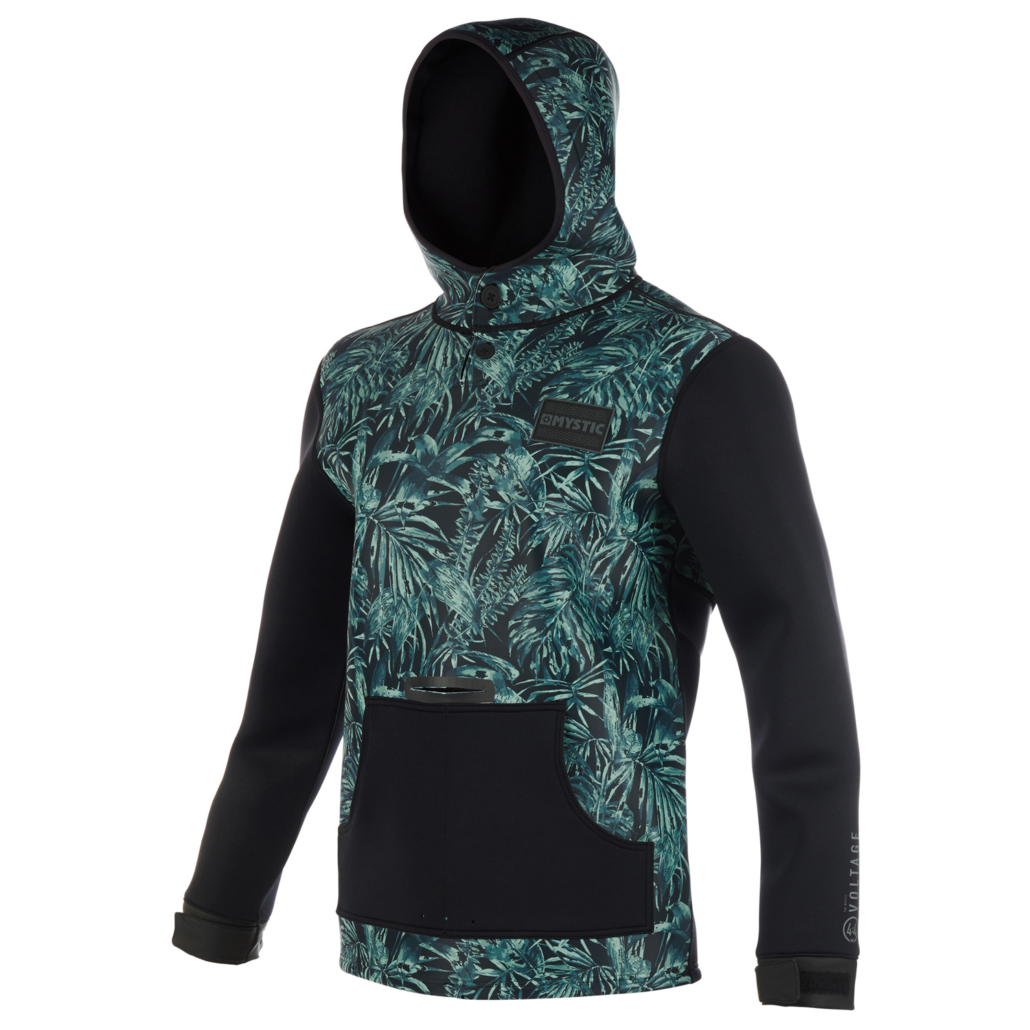 Sudadera Con Capucha De Neopreno Mystic Voltage Sweat - Allover Verde