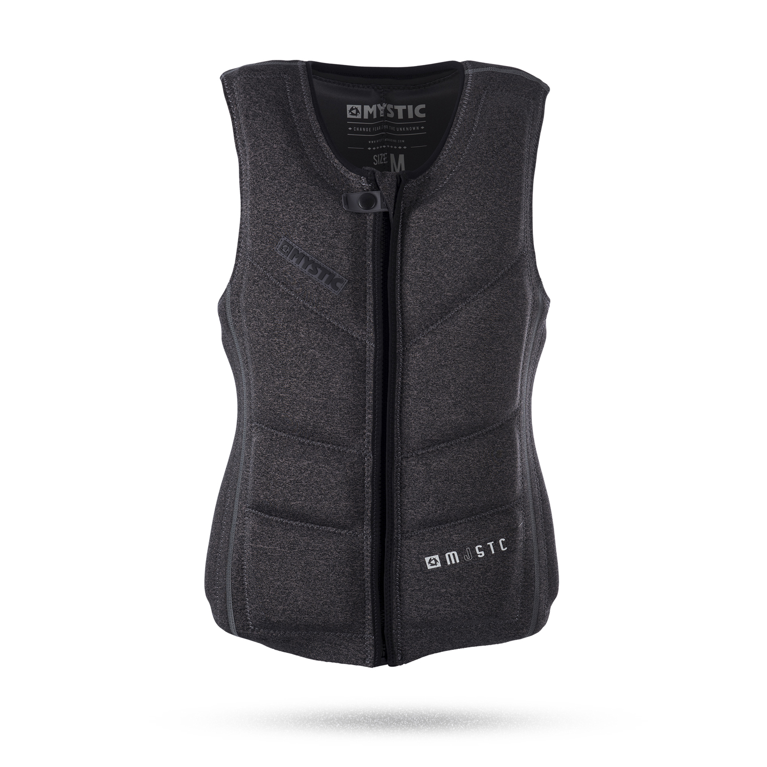 Mystic Majestic Frente-Zip Impacto Del Chaleco - Negro