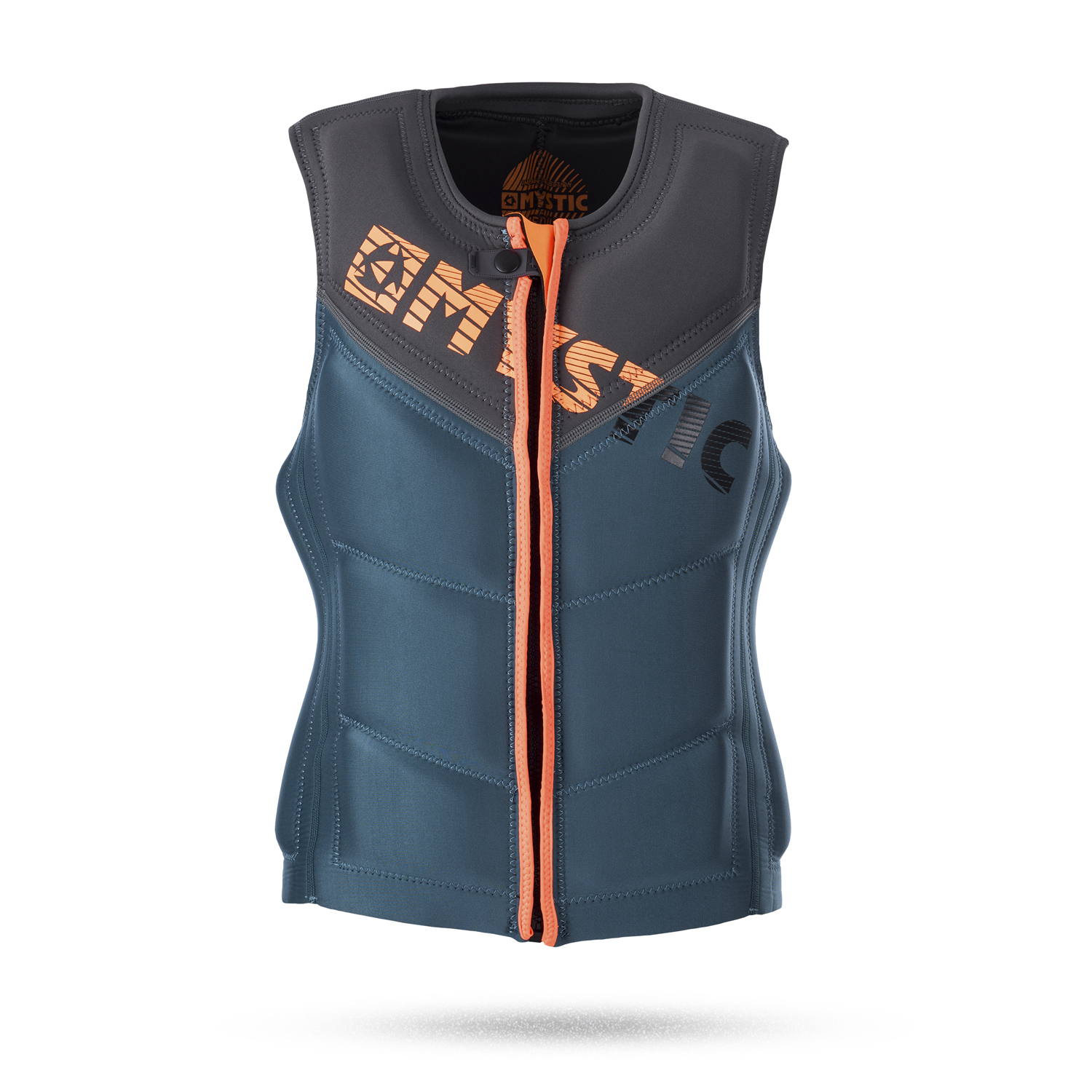 Frente-Zip Mystic Estrella Impacto Del Chaleco - Naranja