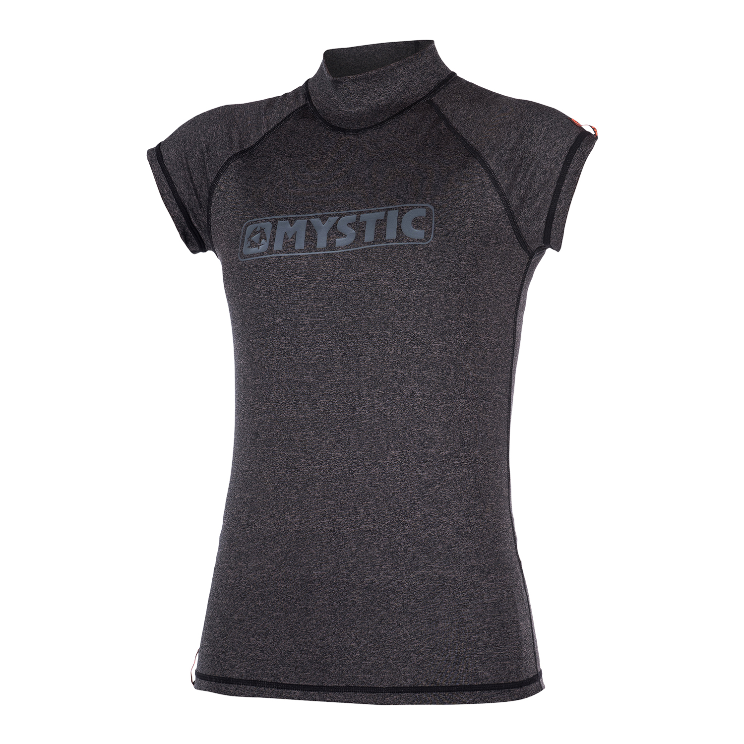 Mystic Women Star Shortsleeve Rash Vest - Negro