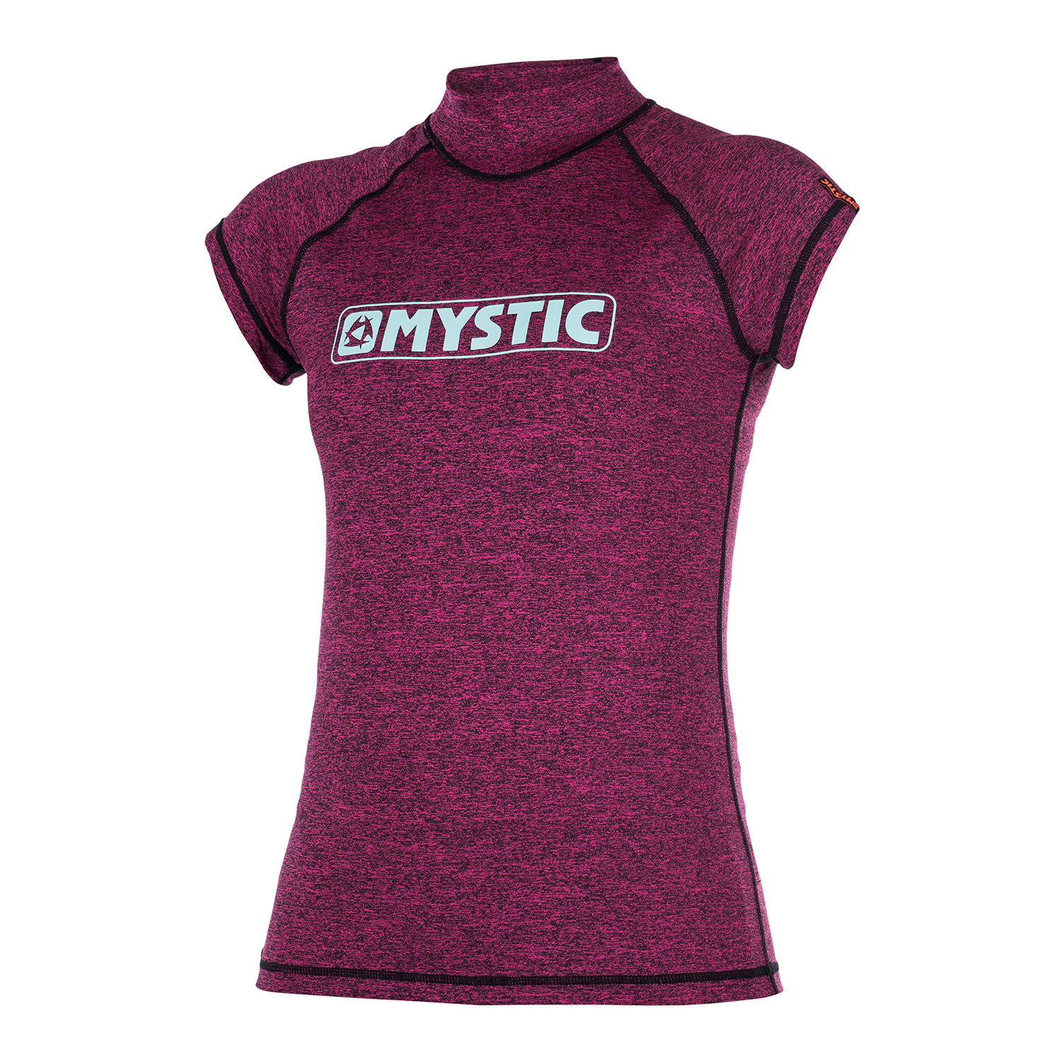 Mystic Women Star Shortsleeve Rash Vest - Rosa