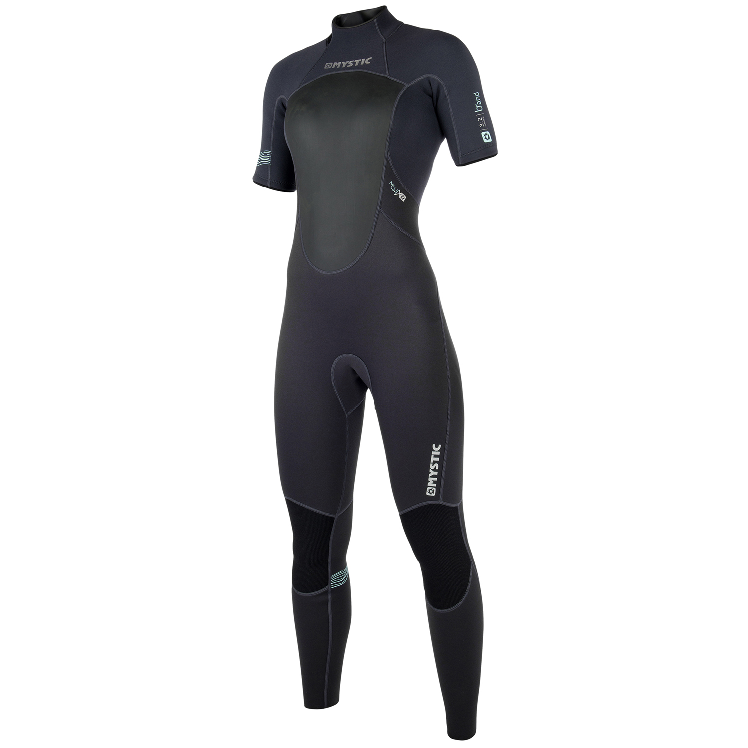 Traje De Neopreno Para Mujer Mystic Marca 3 / 2Mm Shortarm Back-Zip - Negro