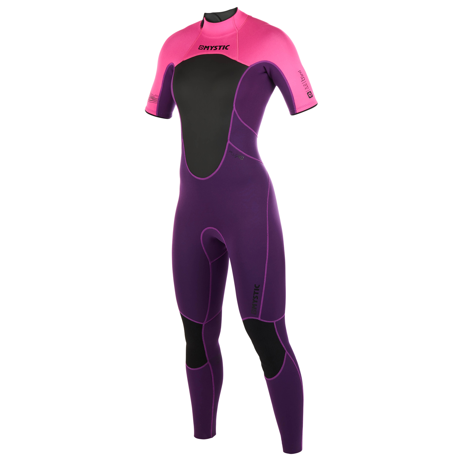 Traje De Neopreno Para Mujer Mystic Marca 3 / 2Mm Shortarm Back-Zip - Púrpura
