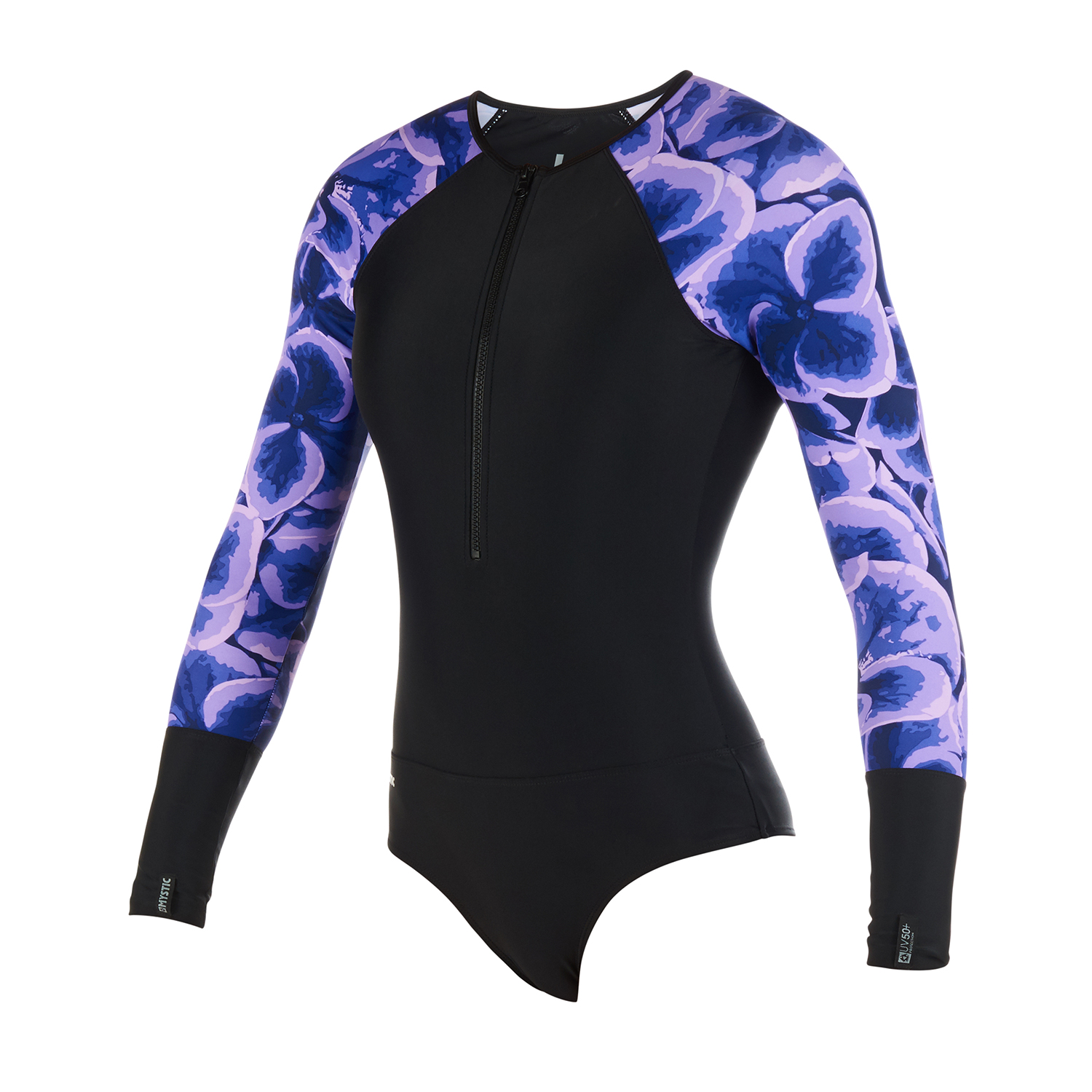 Mystic Womens Dazzled Longarm Lycra Rash Suit - Púrpura